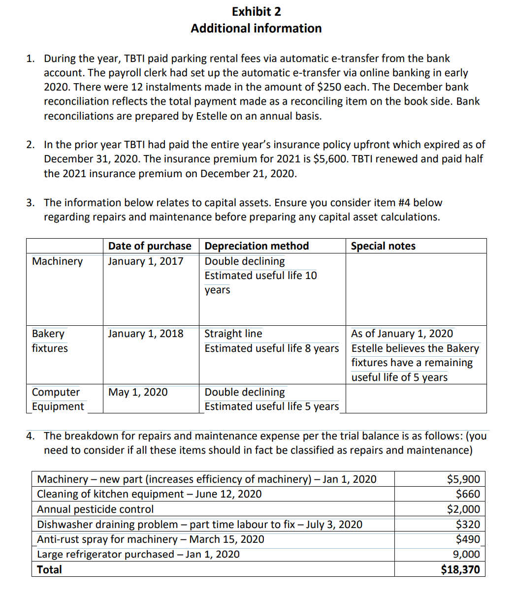 1.Prepare the journal entries, with appropriate