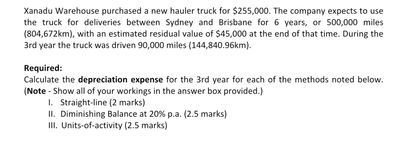 Xanadu Warehouse purchased a new hauler truck for