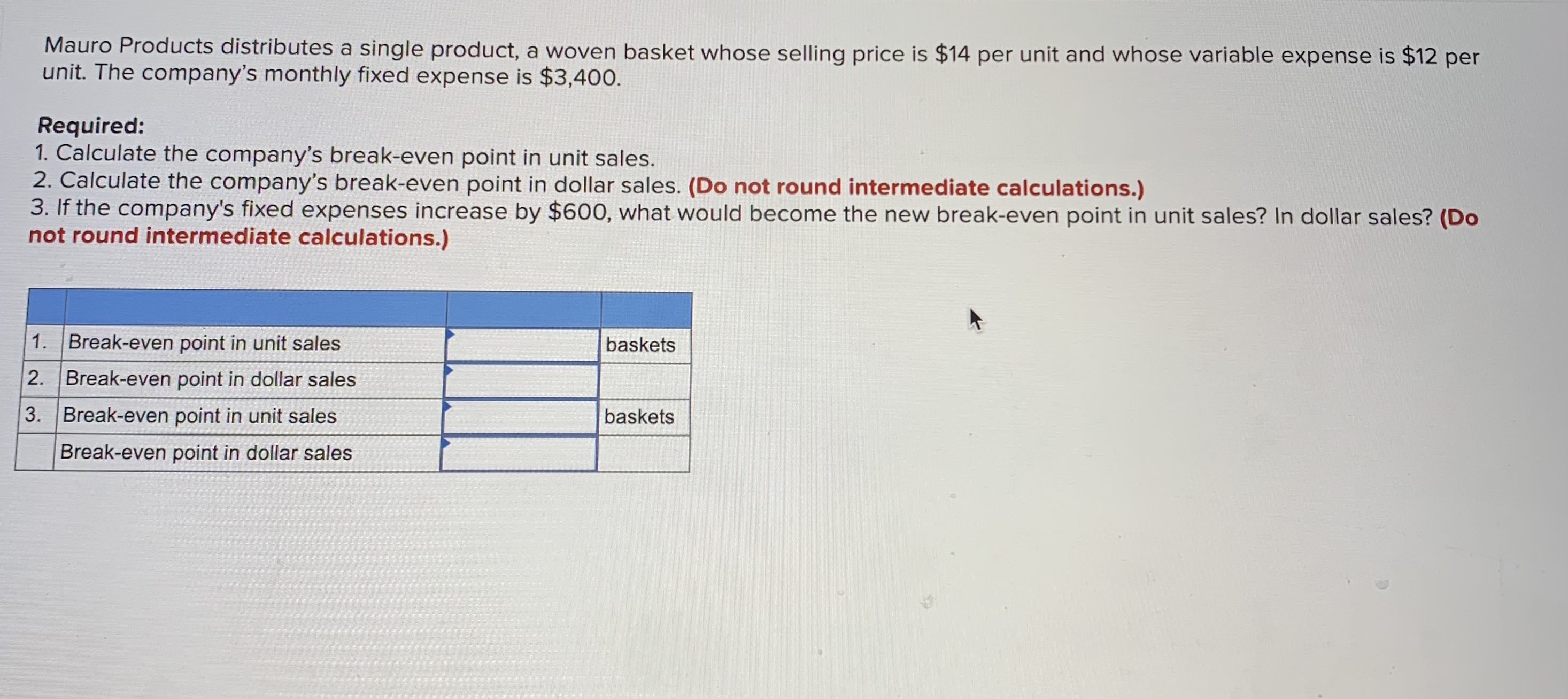 Please answer 1-3 attached below. Mauro Products