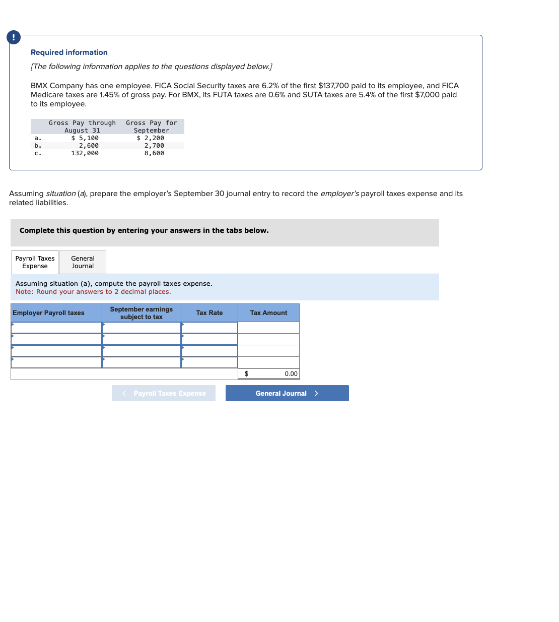 Required information [ The following information