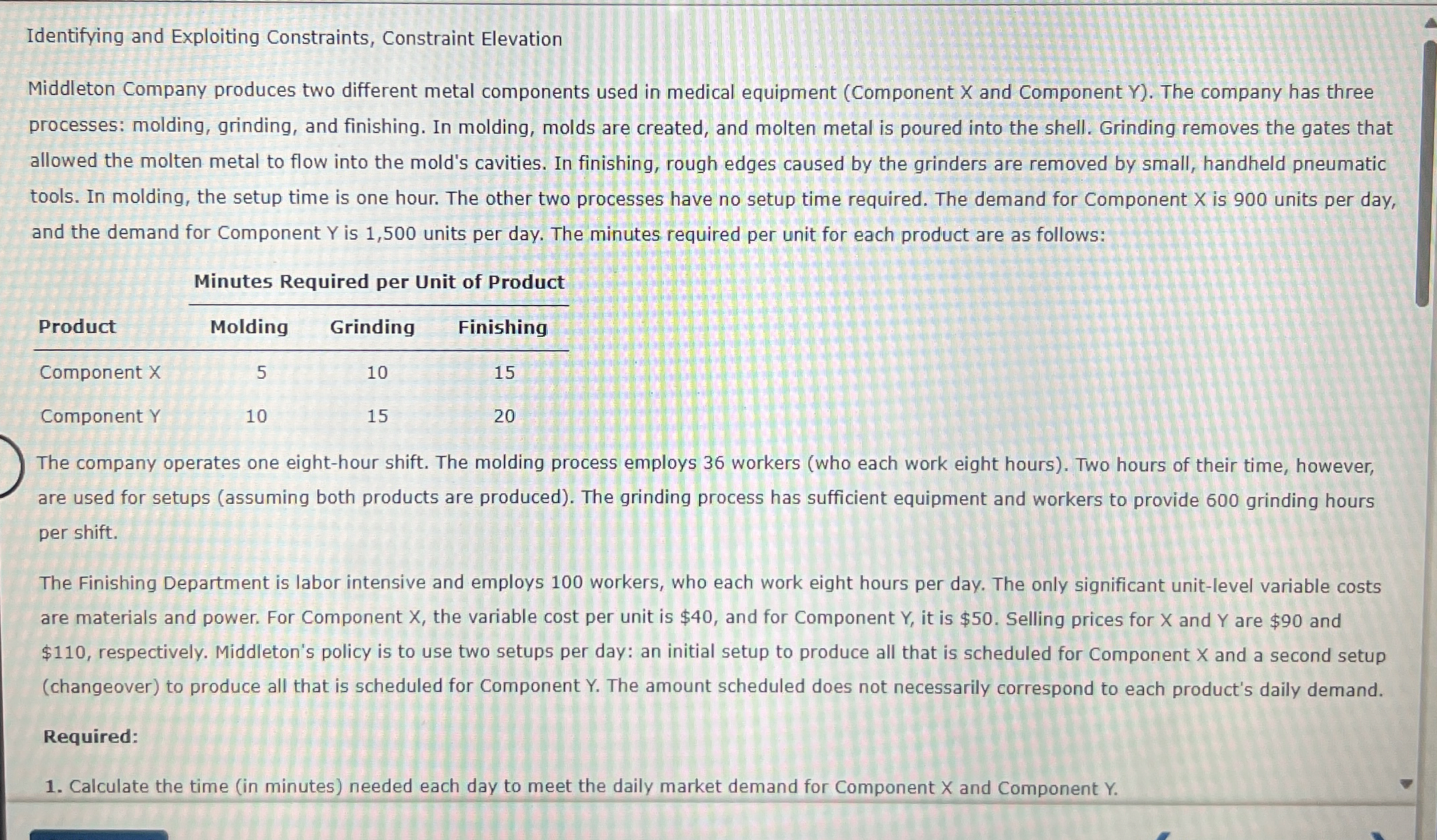 Identifying and Exploiting Constraints,