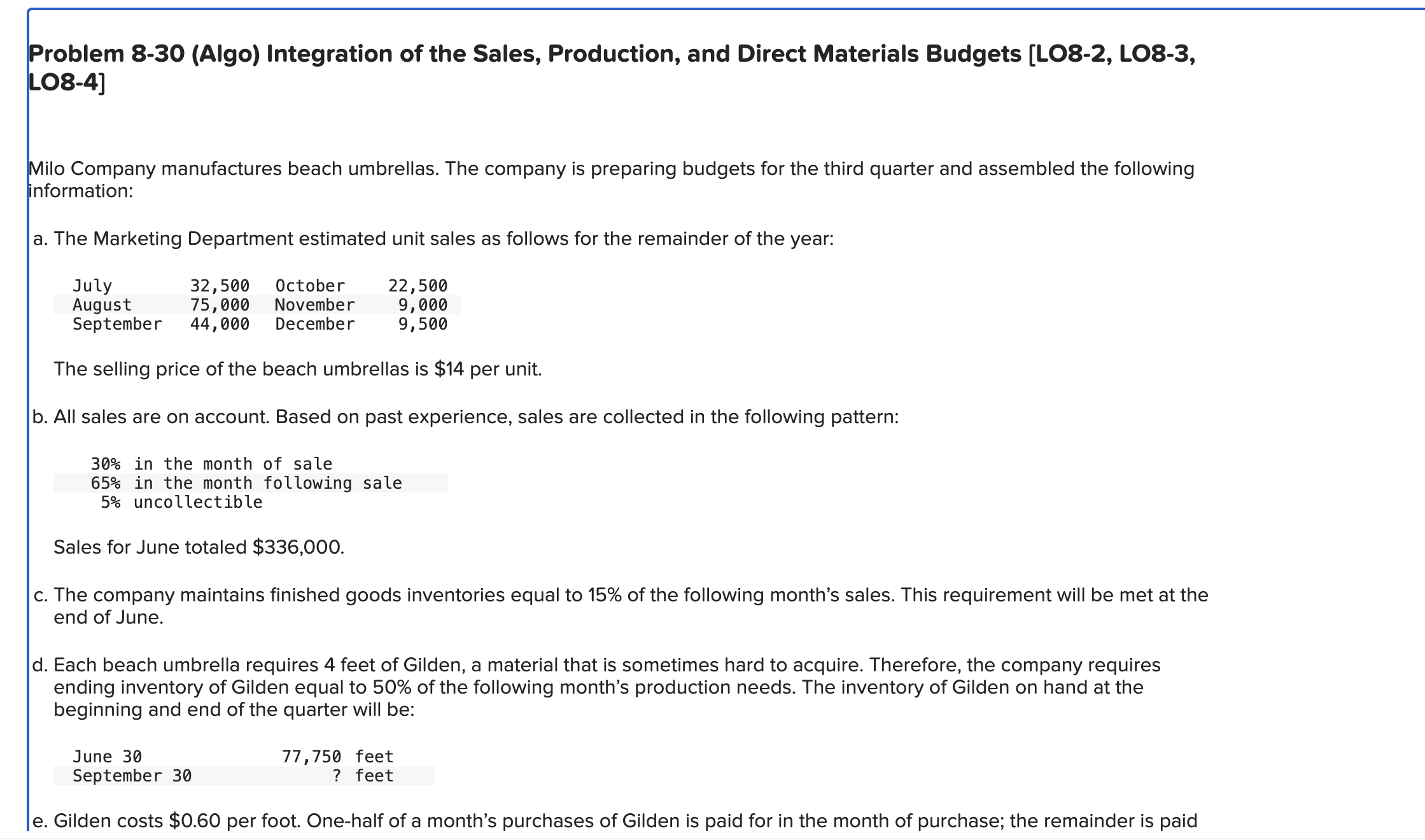 Problem 8 - 3 0 ( Algo ) Integration of the