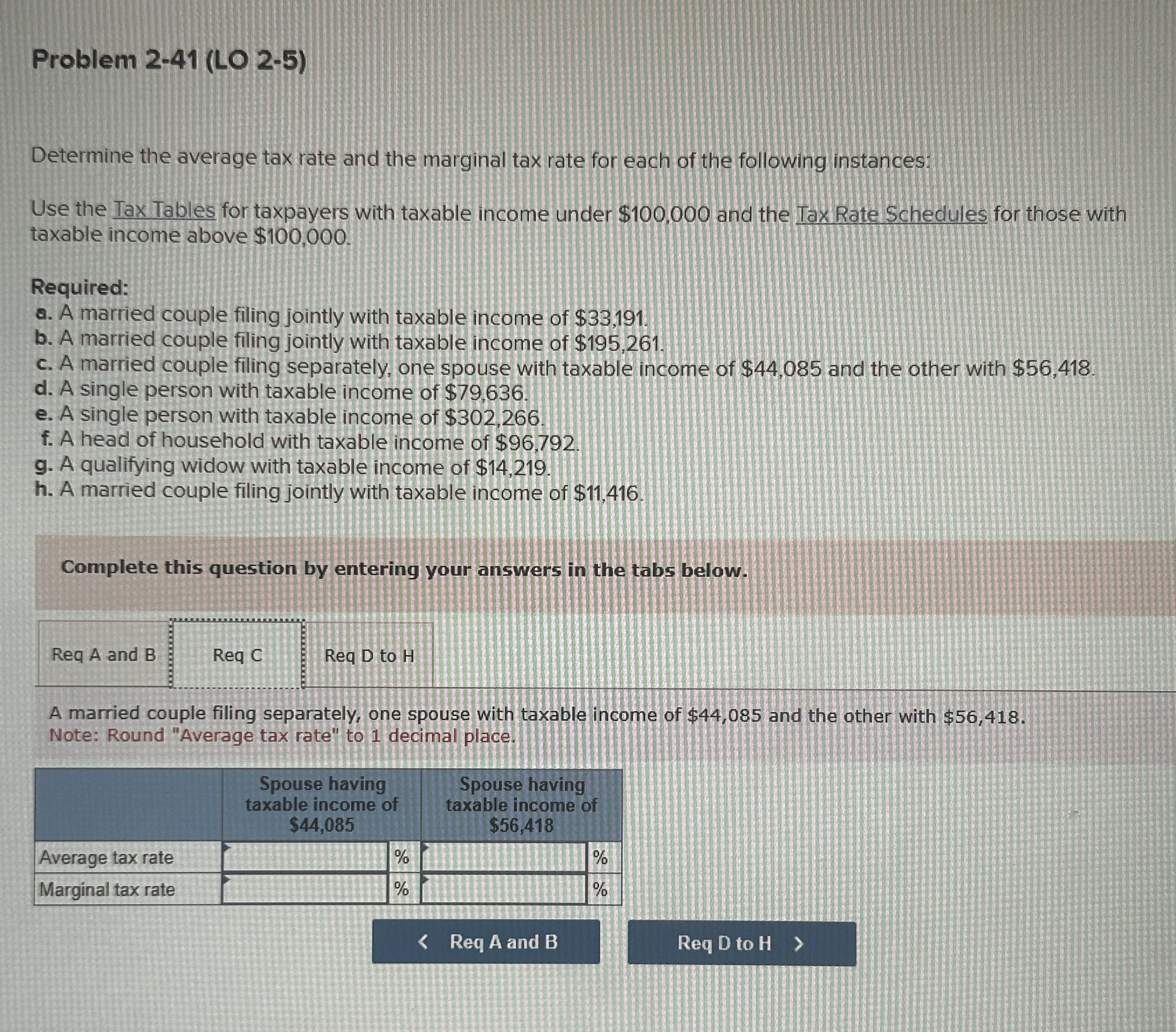 Problem 2 - 4 1 ( LO 2 - 5 ) Determine the