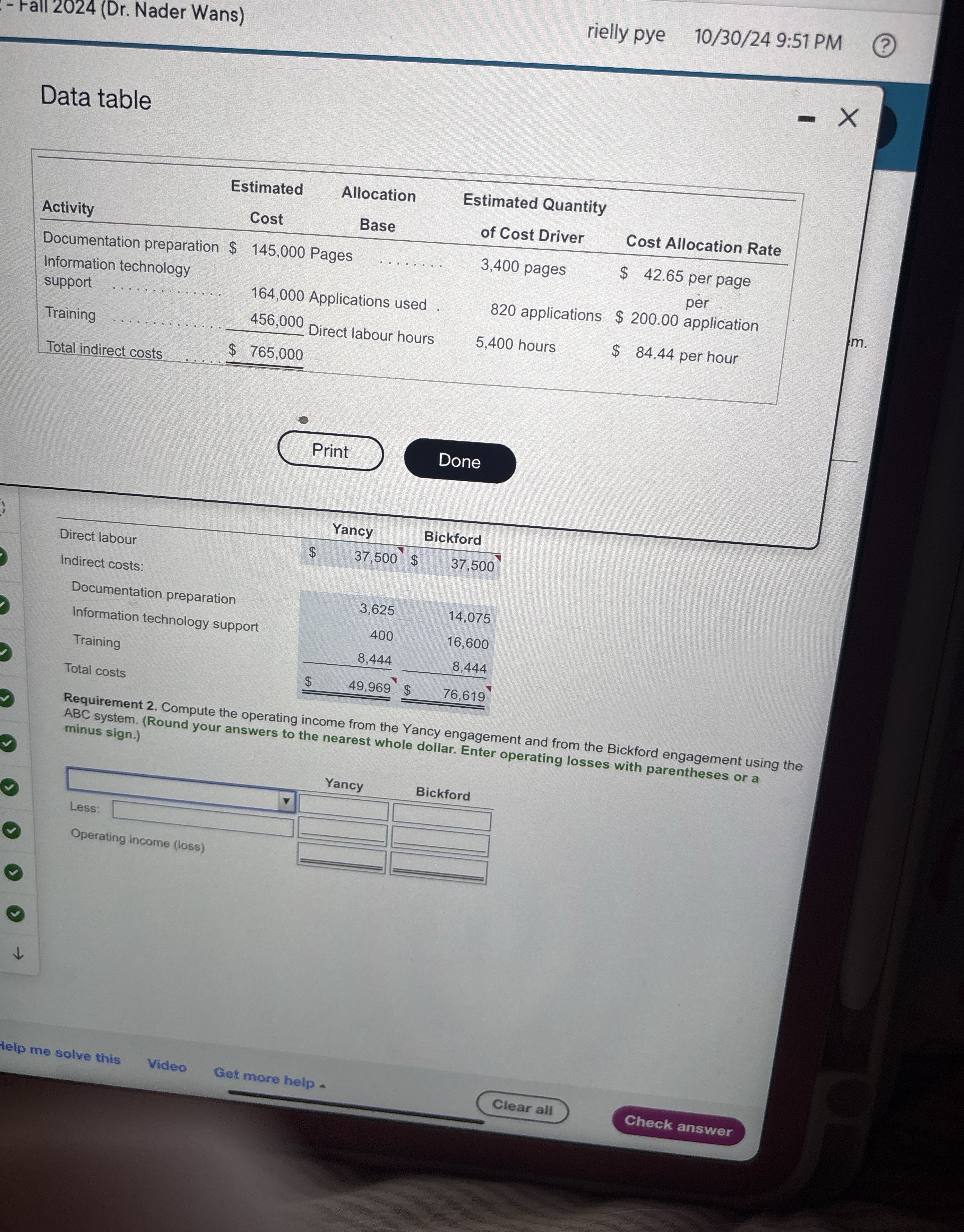 Fall 2 0 2 4 ( Dr . Nader Wans ) rielly pye 1 0 /