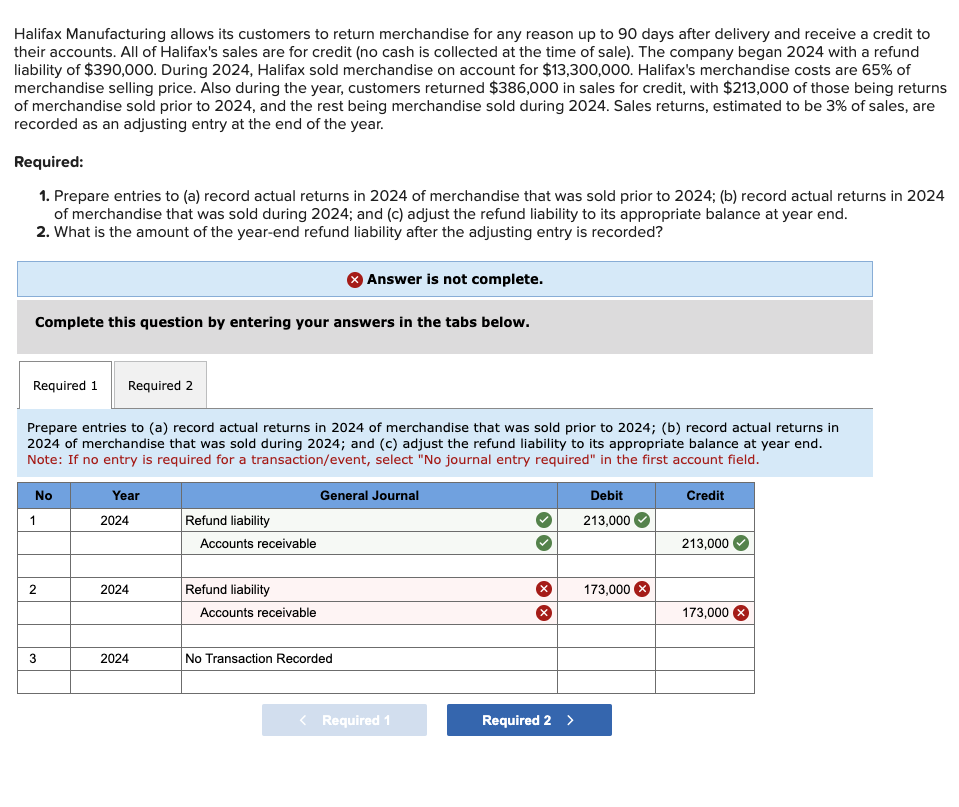 Halifax Manufacturing allows its customers to