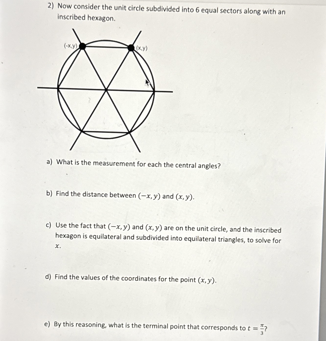 Remember to show all work, to explain all