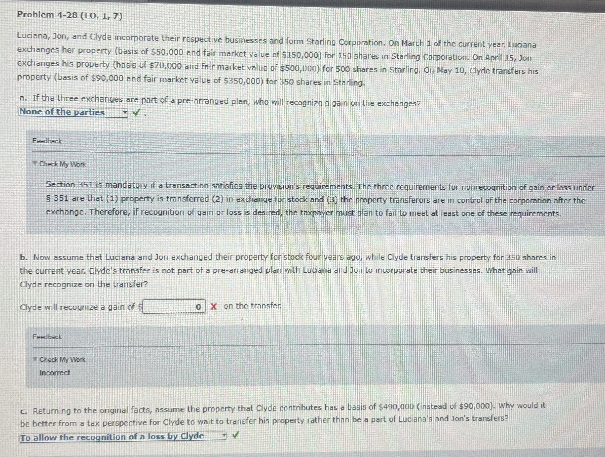 Problem 4 - 2 8 ( LO . 1 , 7 ) Luciana, Jon, and