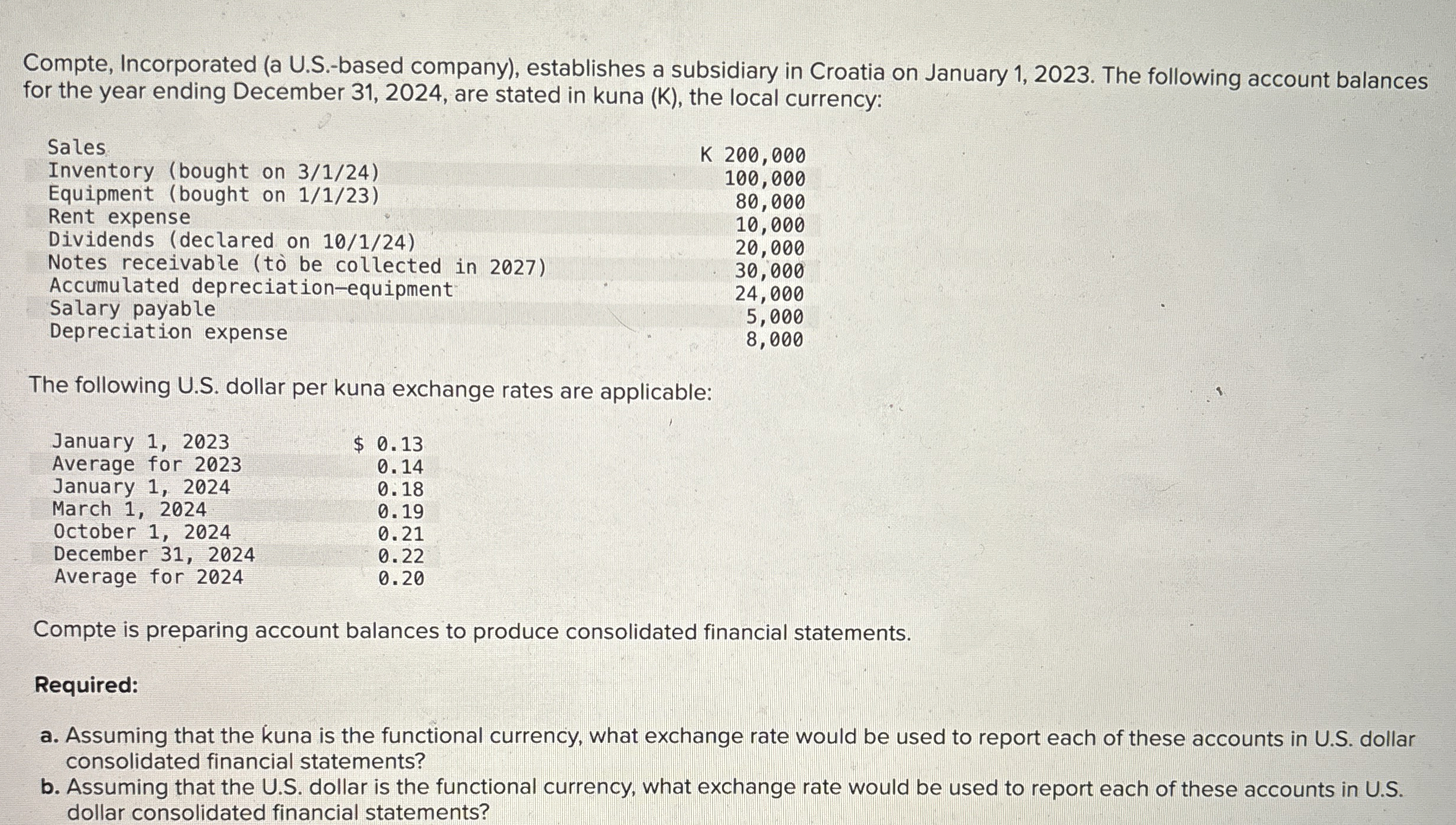 Compte, Incorporated ( a U . S . - based company