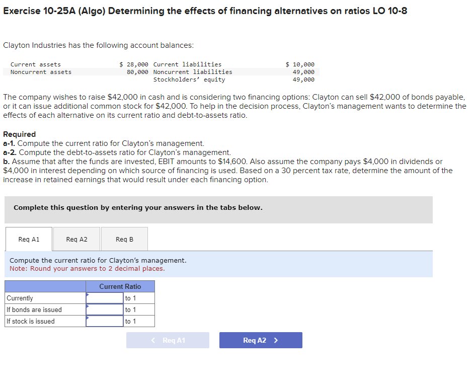 Exercise 1 0 - 2 5 A ( Algo ) Determining the