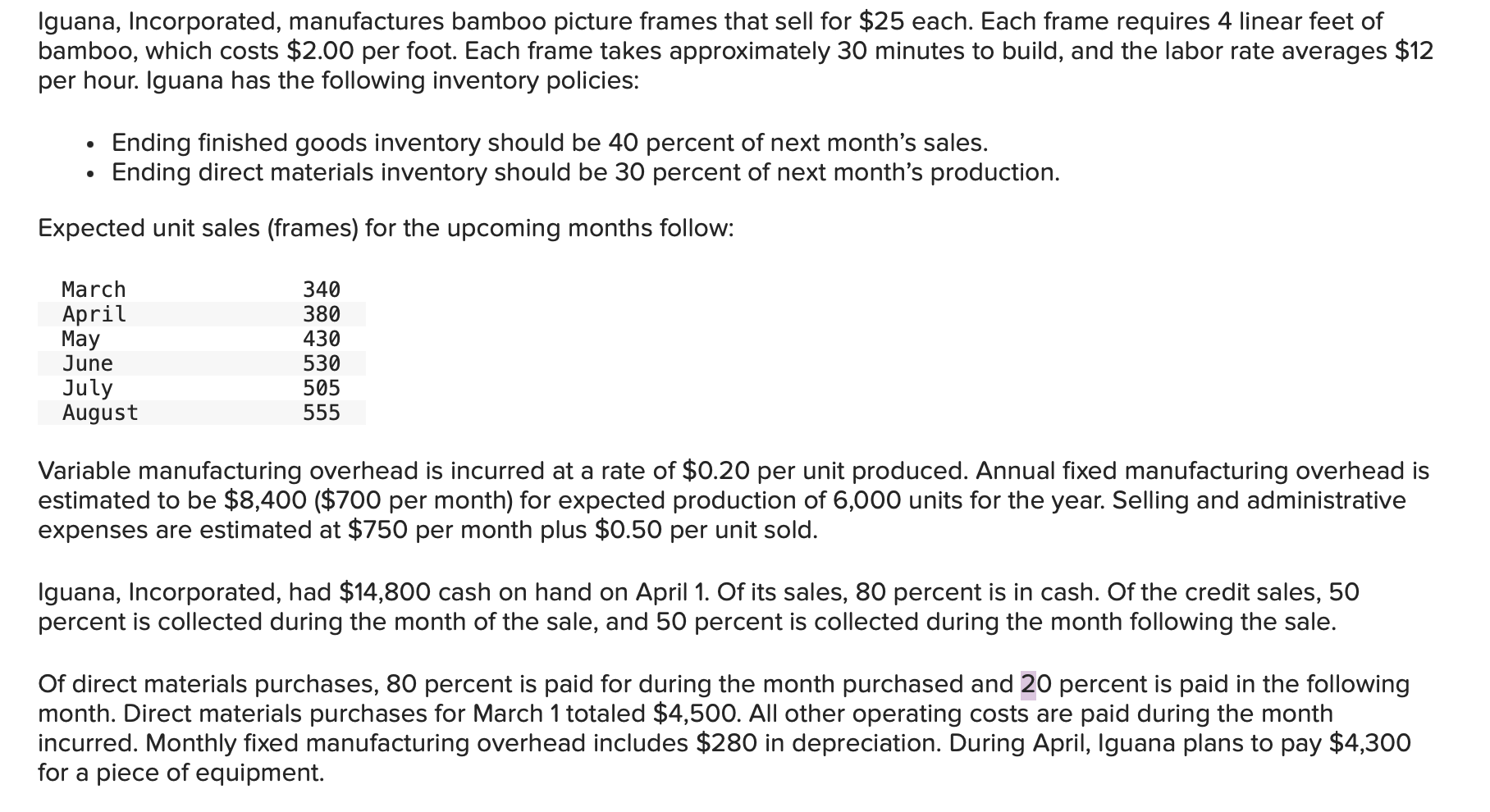 Iguana, Incorporated, manufactures bamboo picture