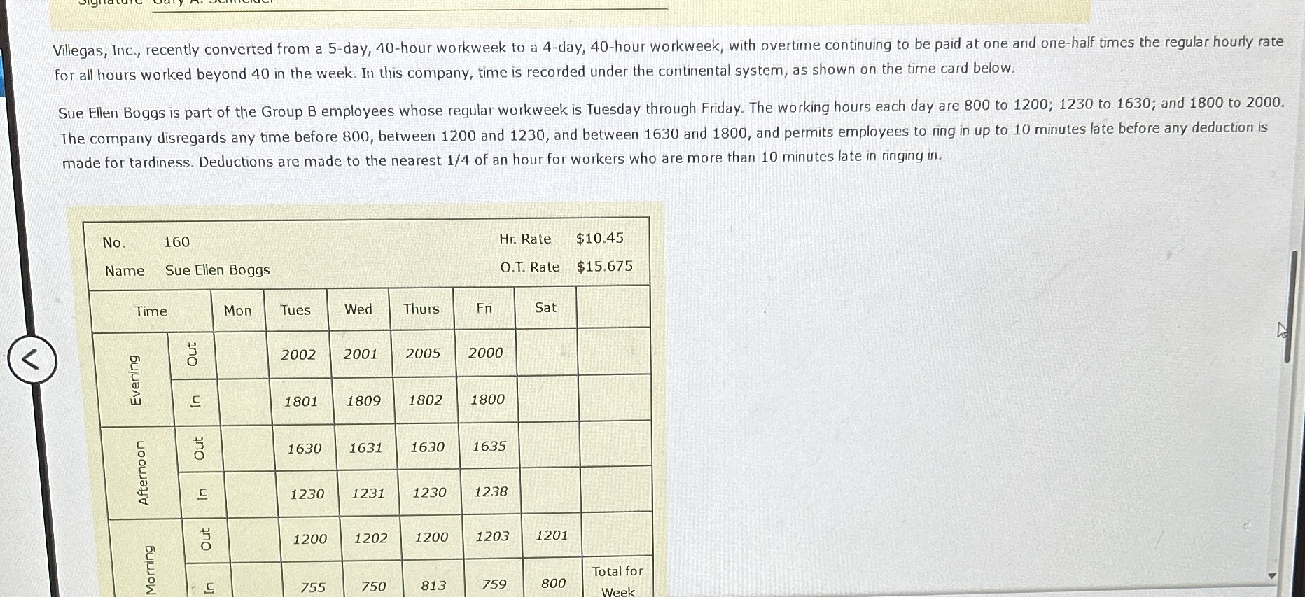 Villegas, Inc., recently converted from a 5 -