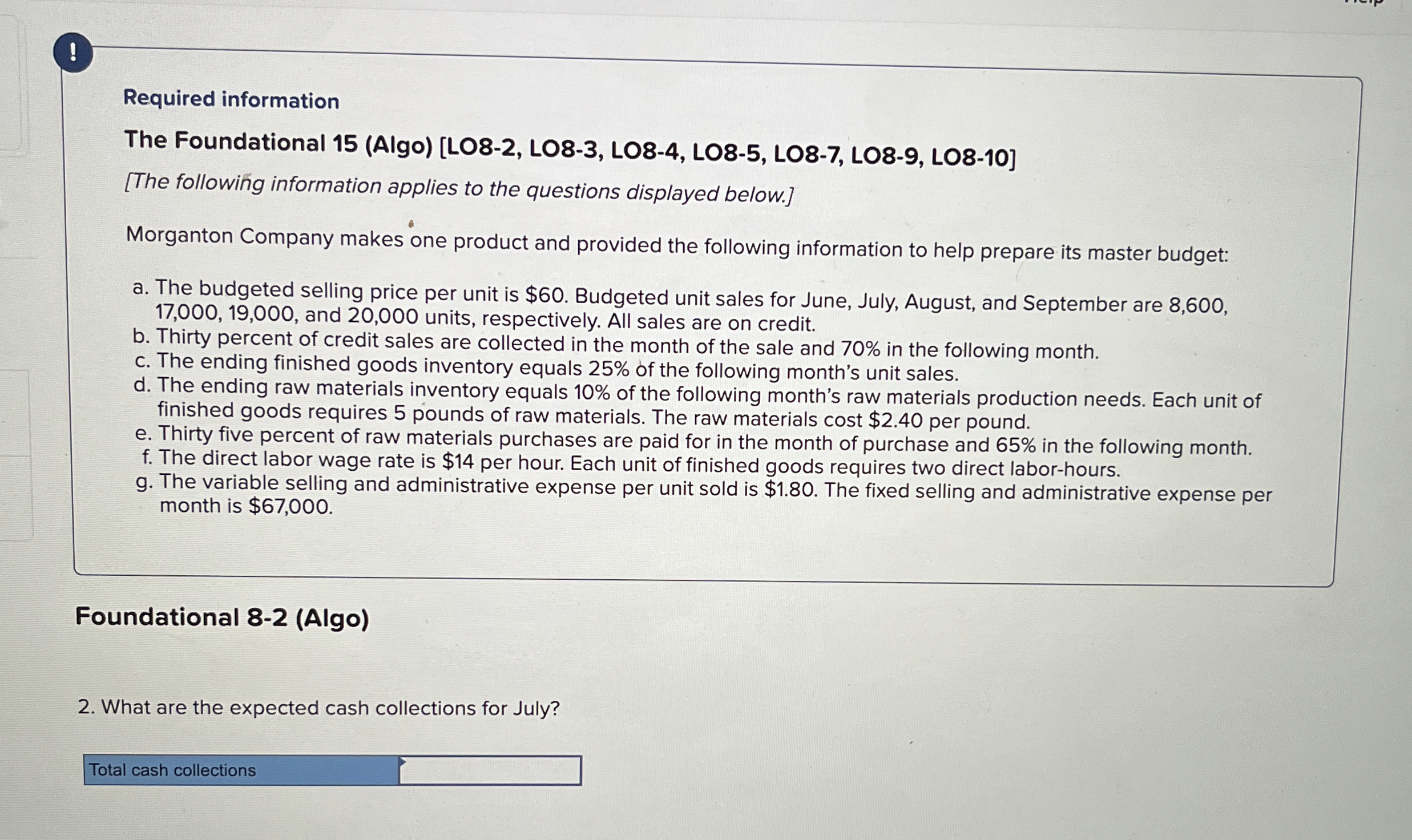 ! Required information The Foundational 1 5 (