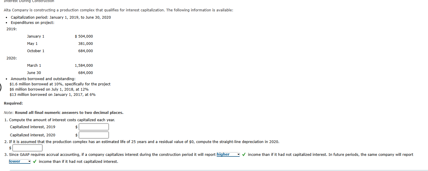 Alta Company is constructing a production complex