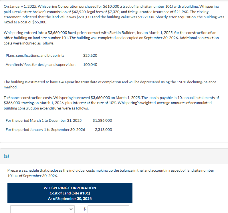 O n January 1 , 2 0 2 5 , Whispering Corporation