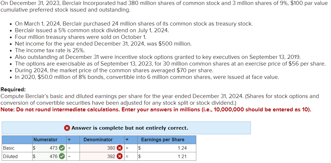 Onn December 3 1 , 2 0 2 3 , Berclair