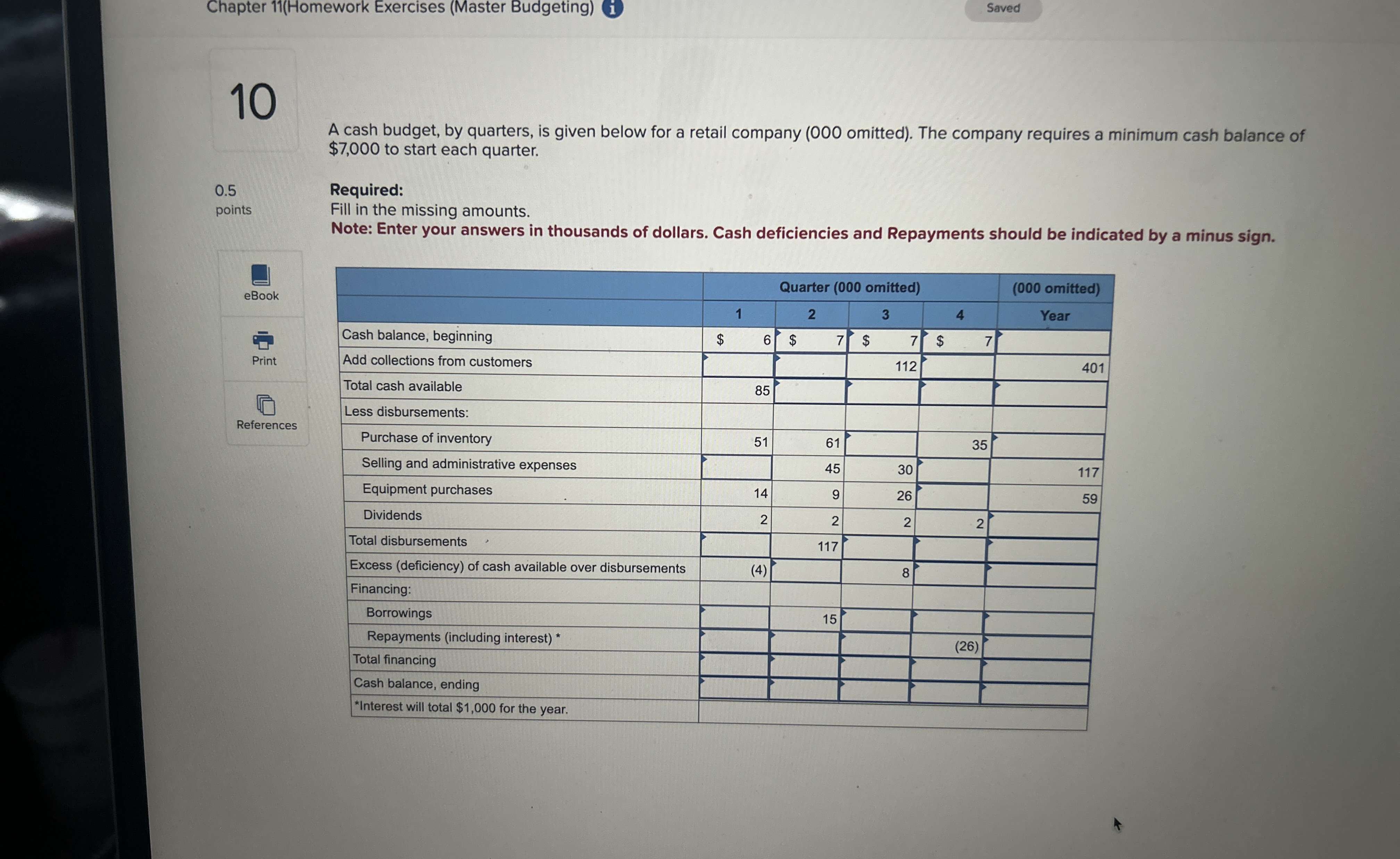 Chapter 1 1 ( Homework Exercises ( Master