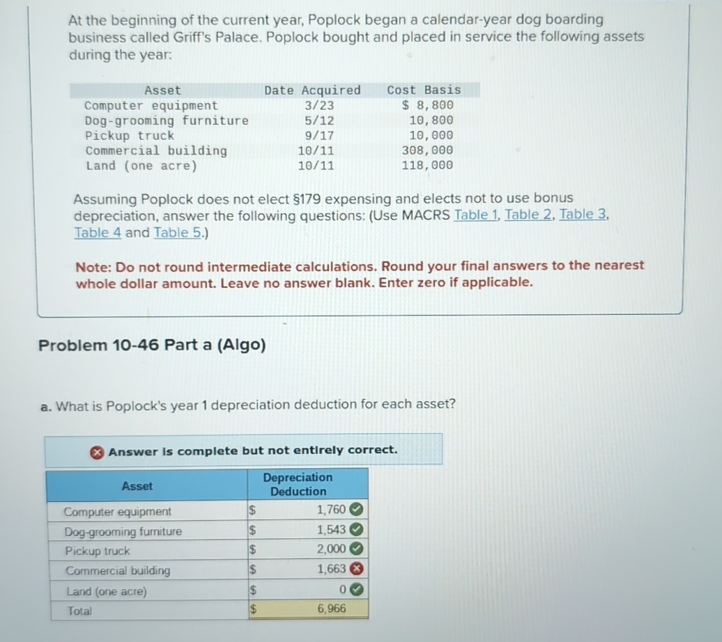 At the beginning of the current year, Poplock