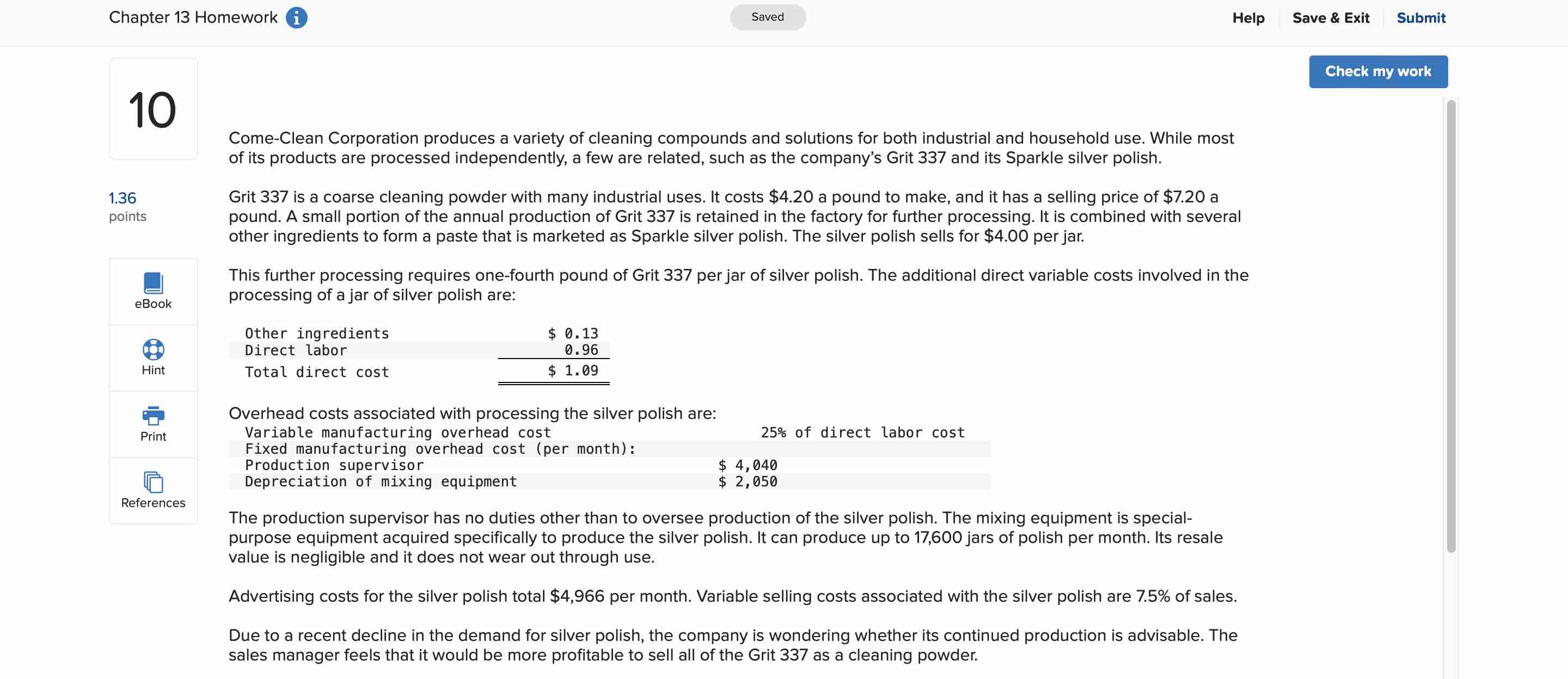 Come - Clean Corporation produces a variety of