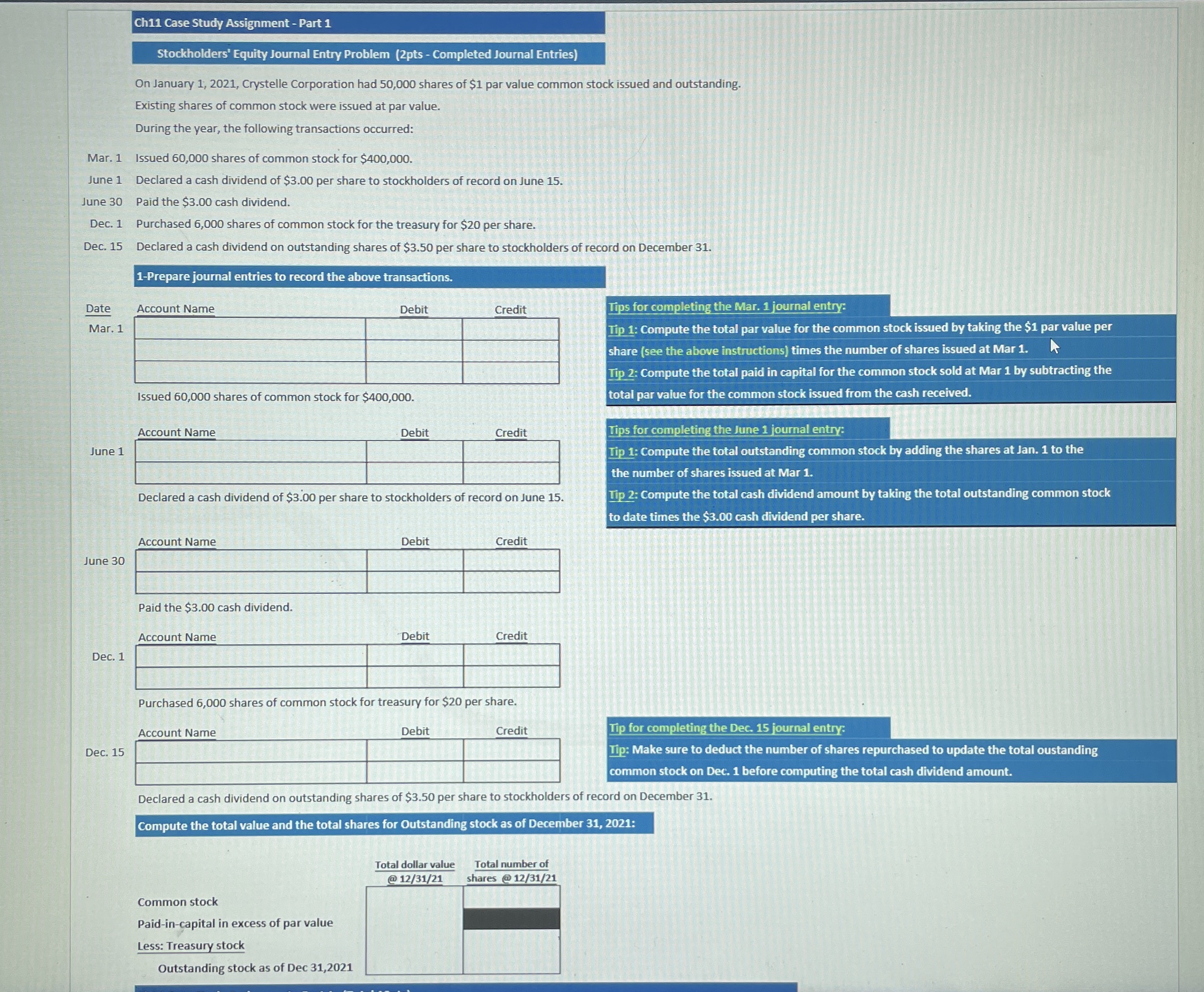 Ch 1 1 Case Study Assignment - Part 1