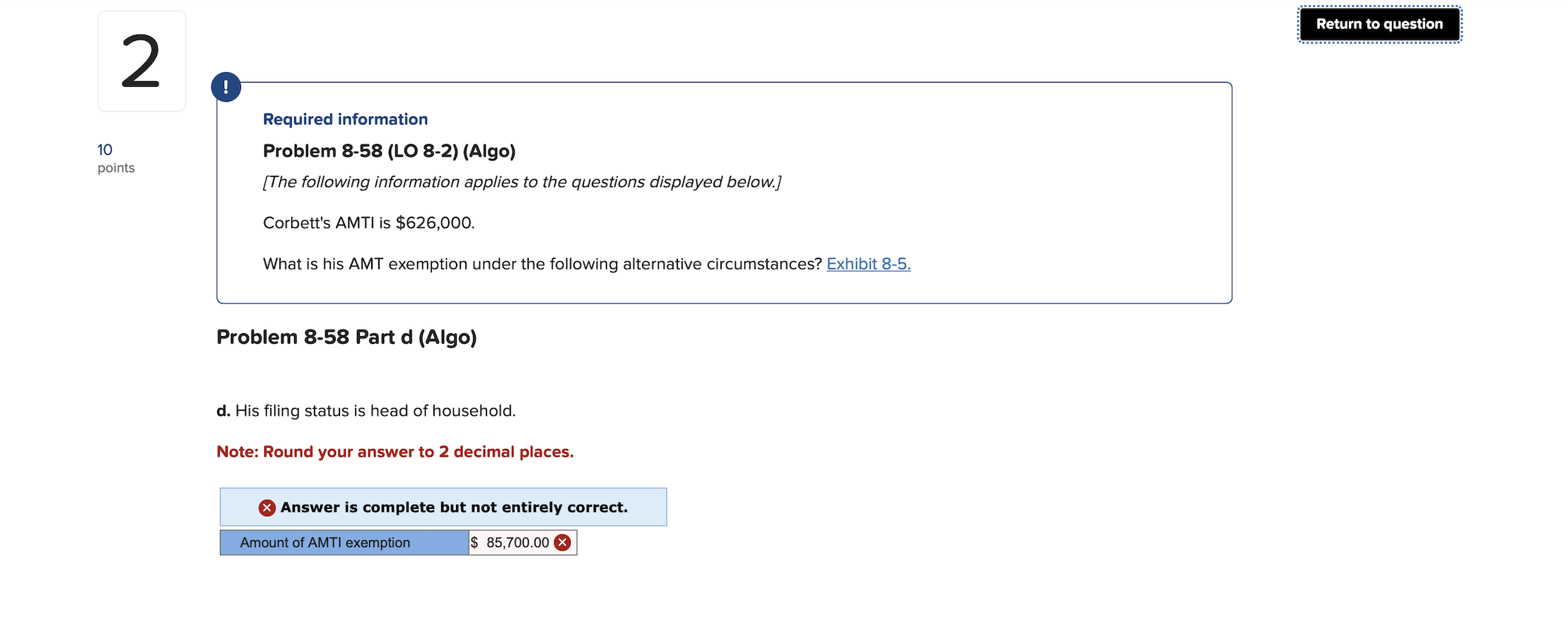 I do not understand why my answer is wrong.