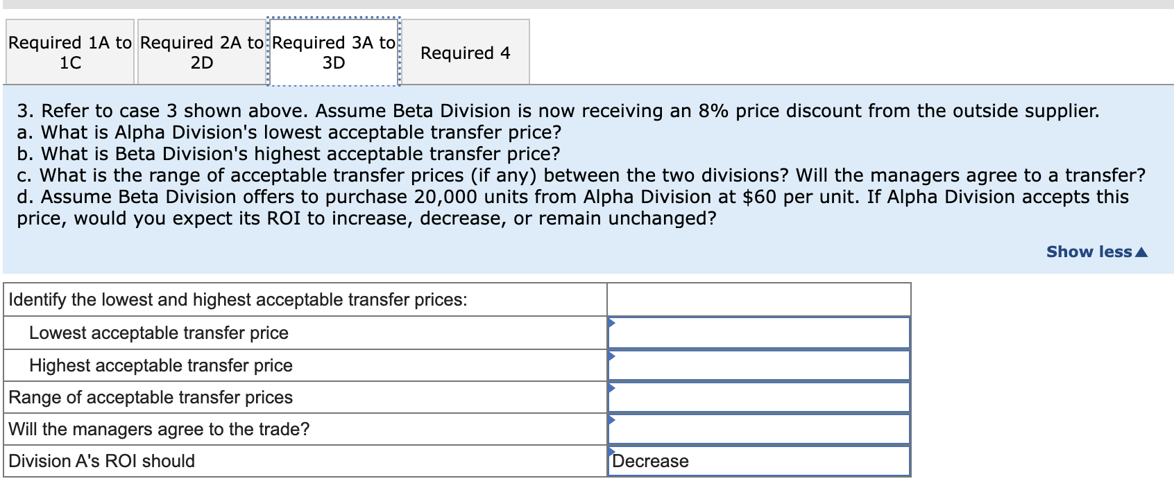 Alpha and Beta are divisions within the same