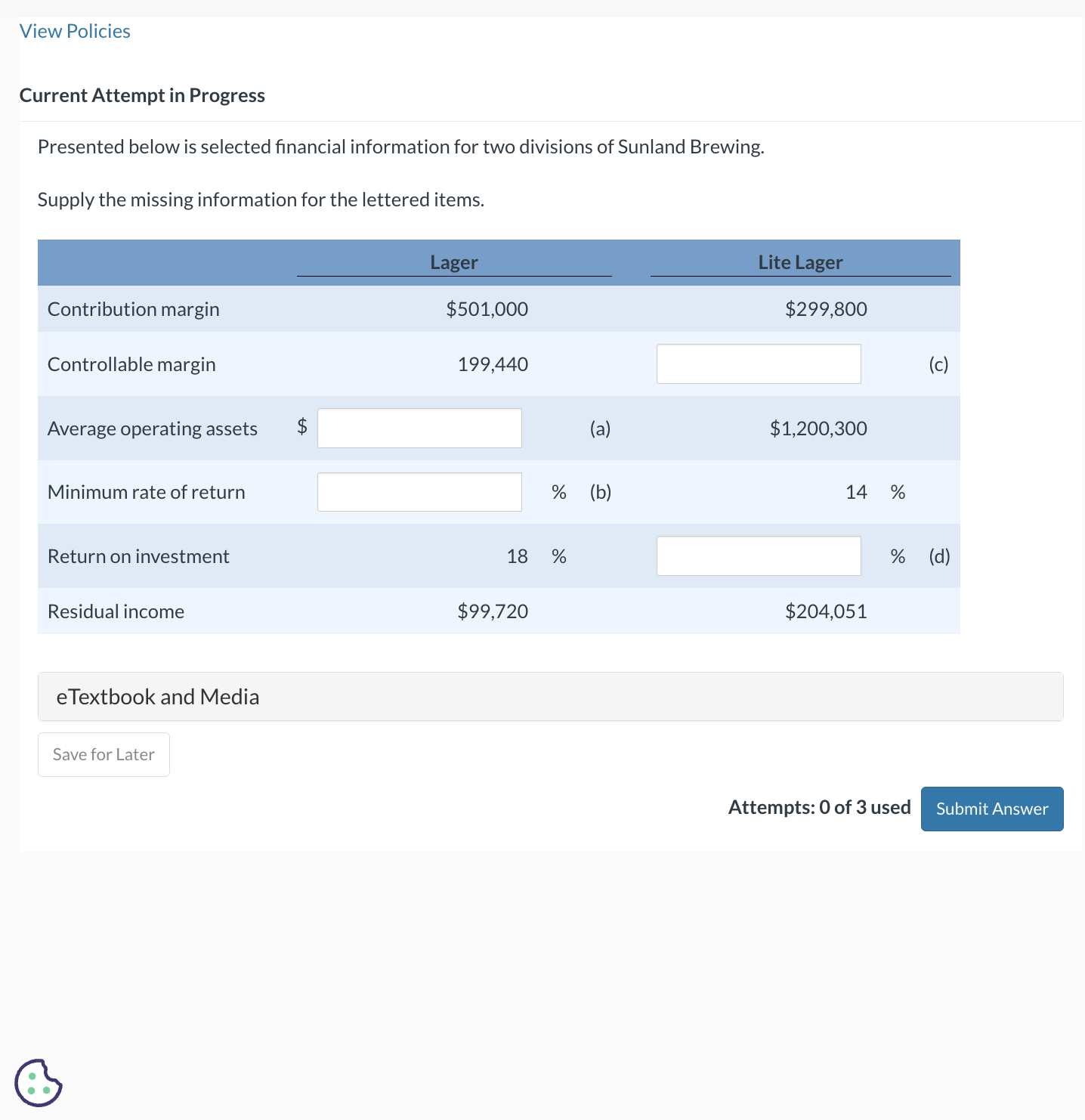 View Policies Current Attempt in Progress