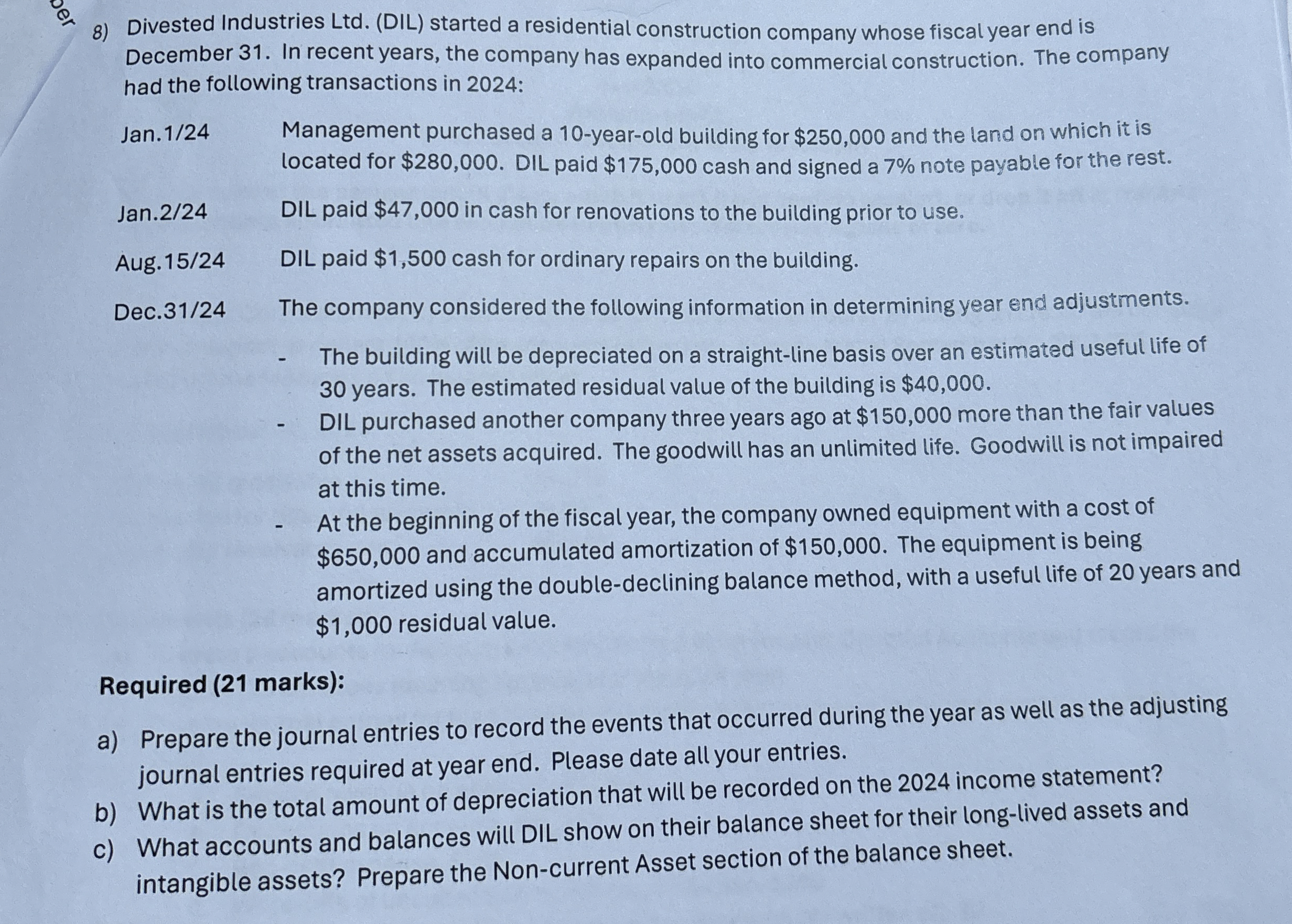Divested Industries Ltd . ( DIL ) started a