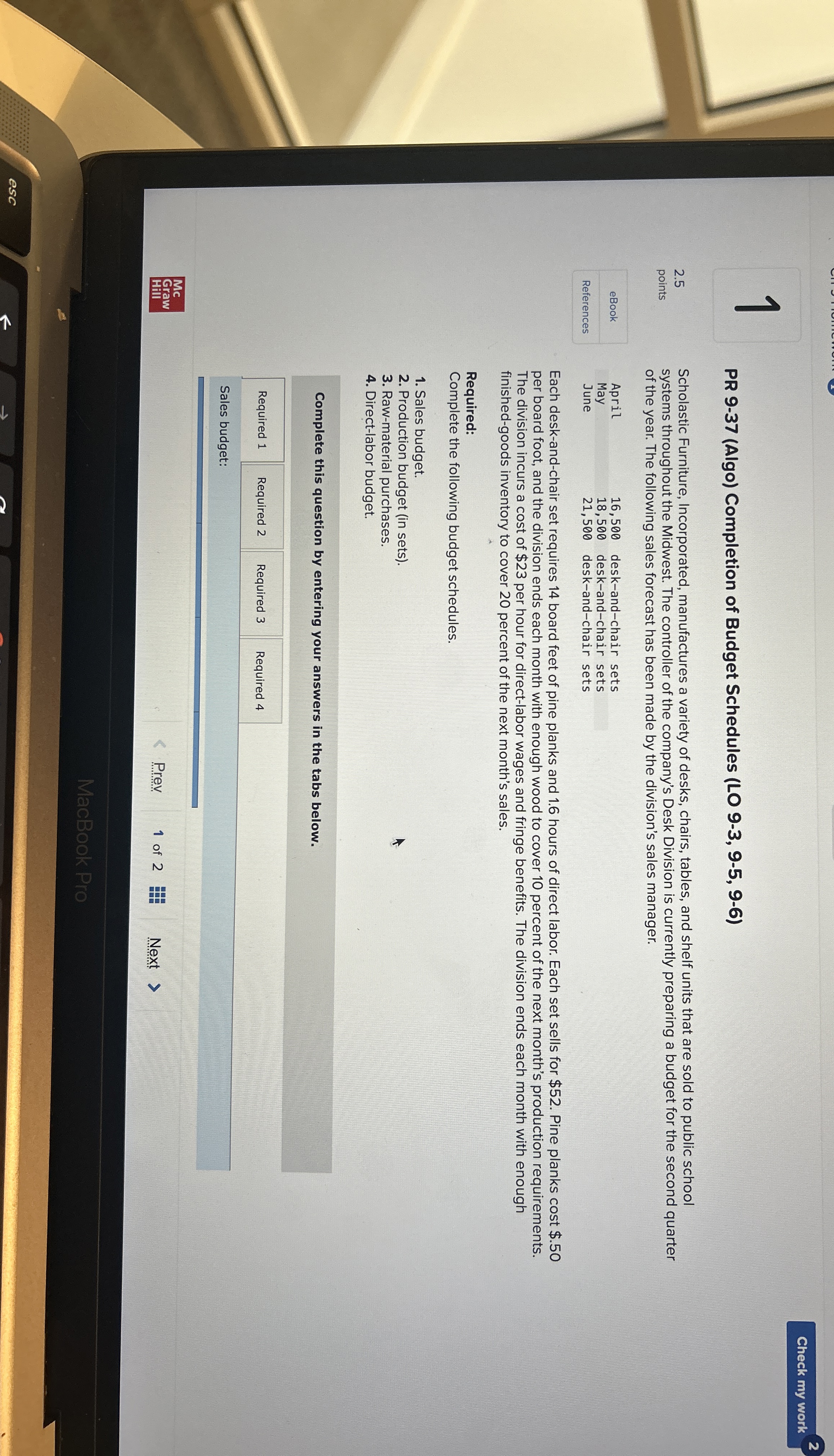 1 Check my work 2 PR 9 - 3 7 ( Algo ) Completion