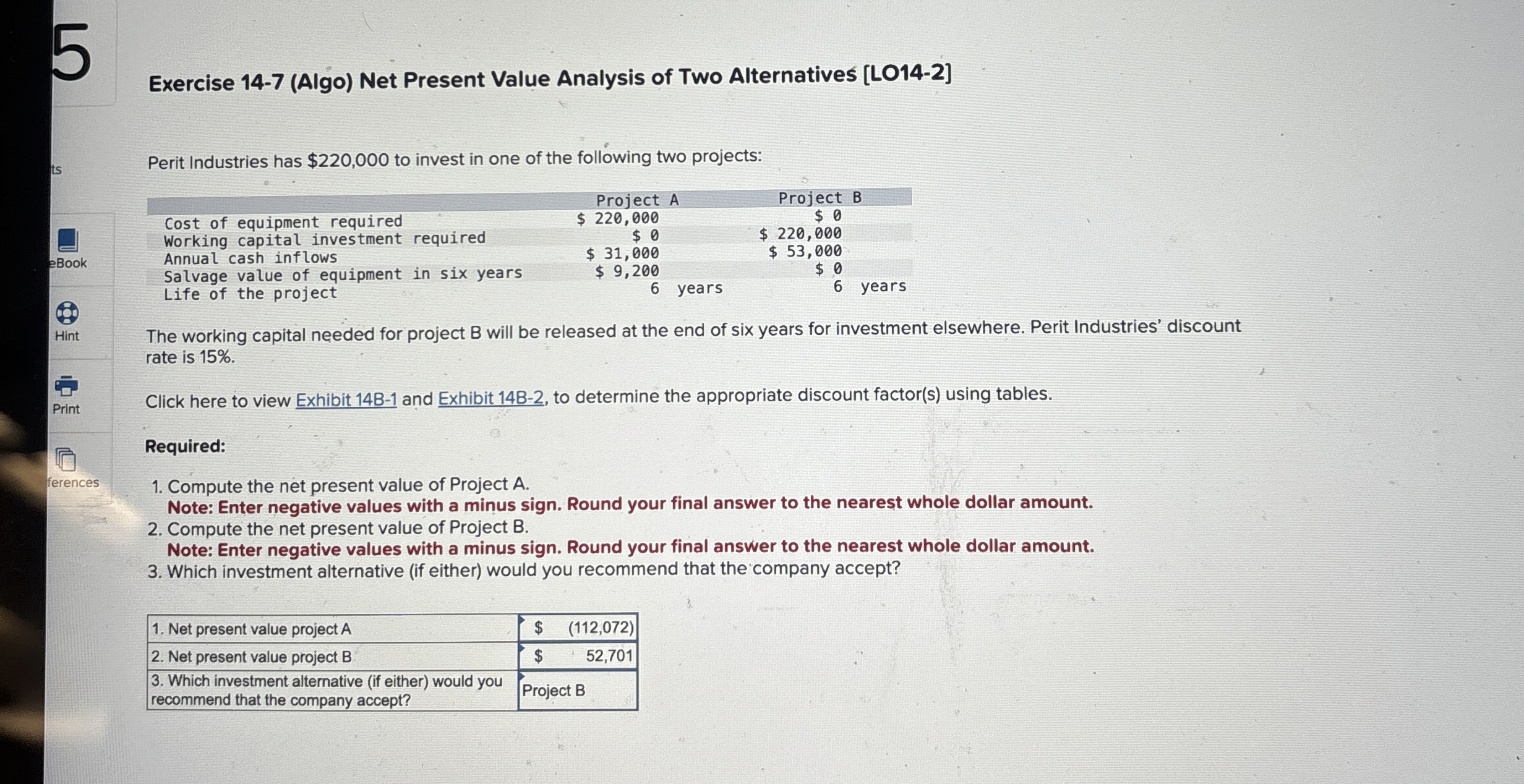 TB MC Qu . 1 3 - 1 9 ( Algo ) Assume a company is