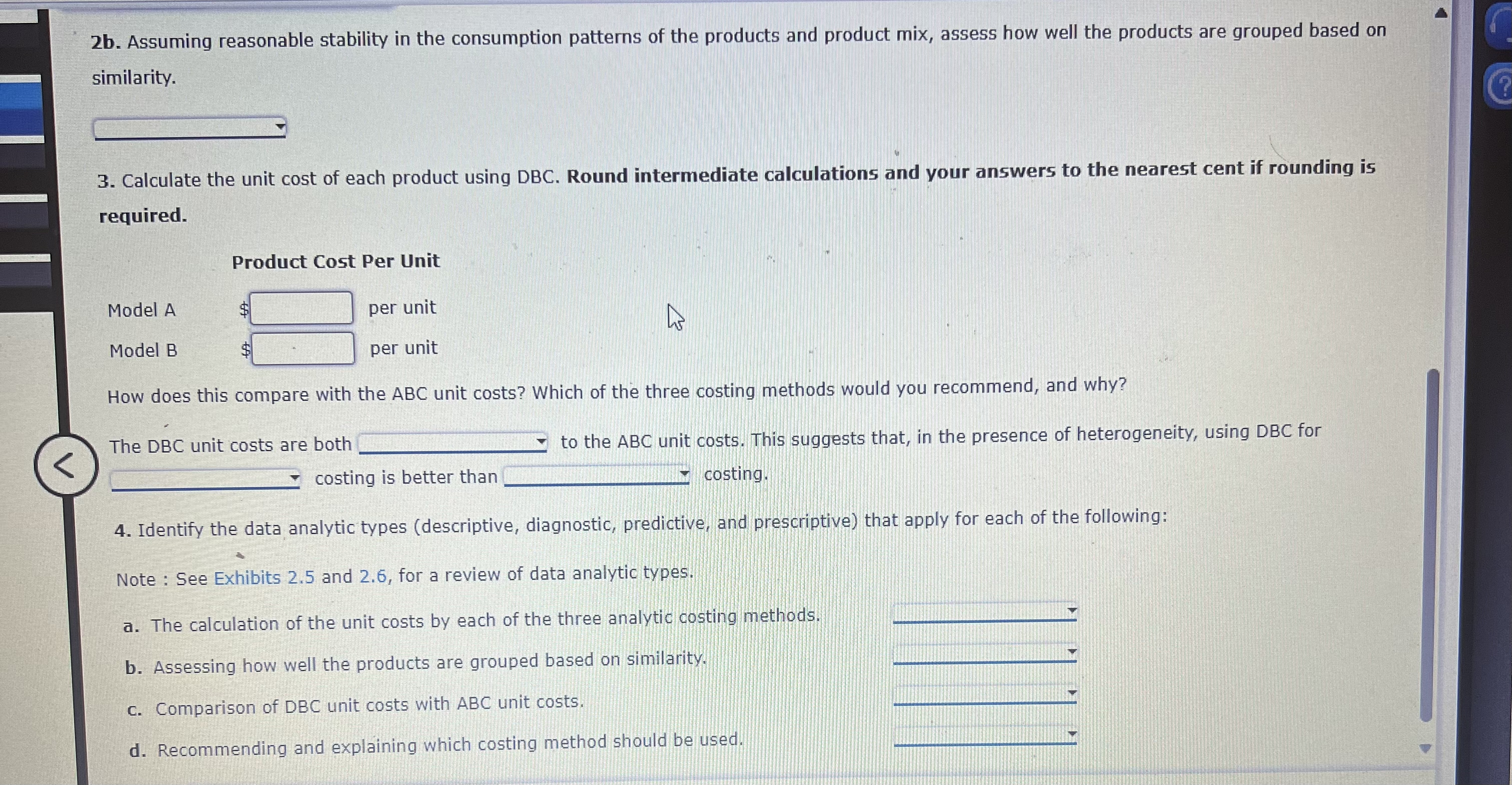 Value - Stream Average Costing, DBC , ABC Costs