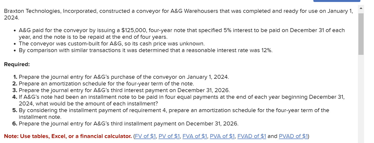 Braxton Technologies, Incorporated, constructed a