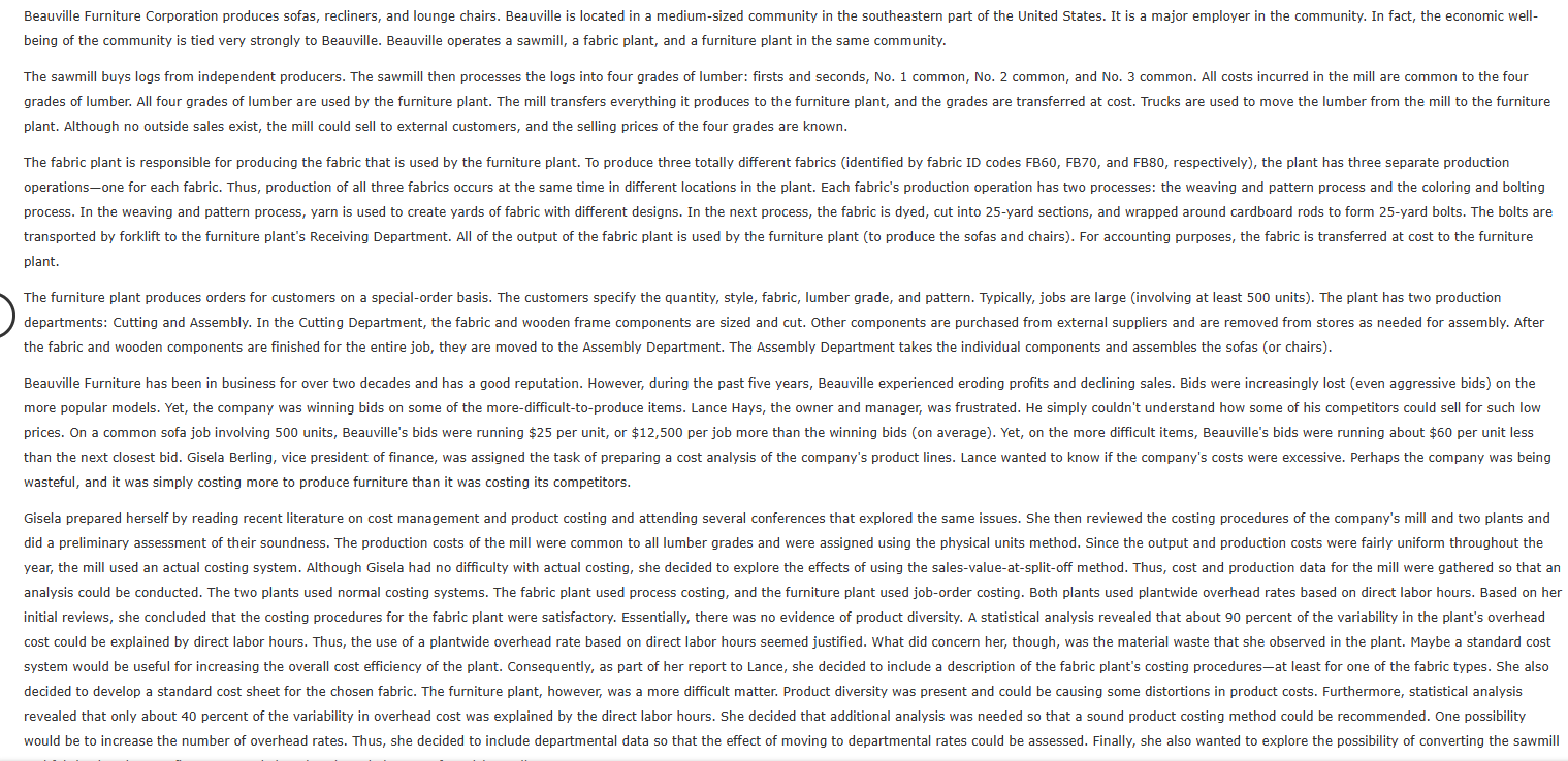 Assembly Department 1 5 machine hours Required: