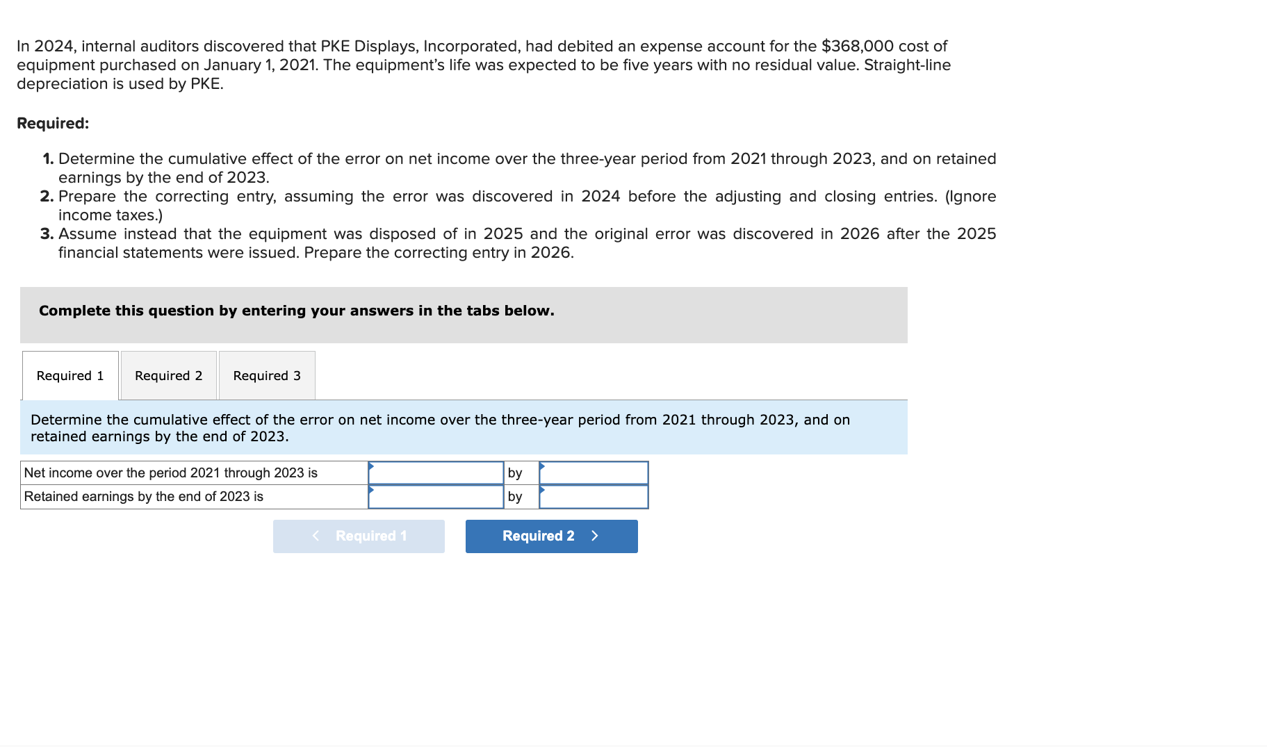 In 2 0 2 4 , internal auditors discovered that