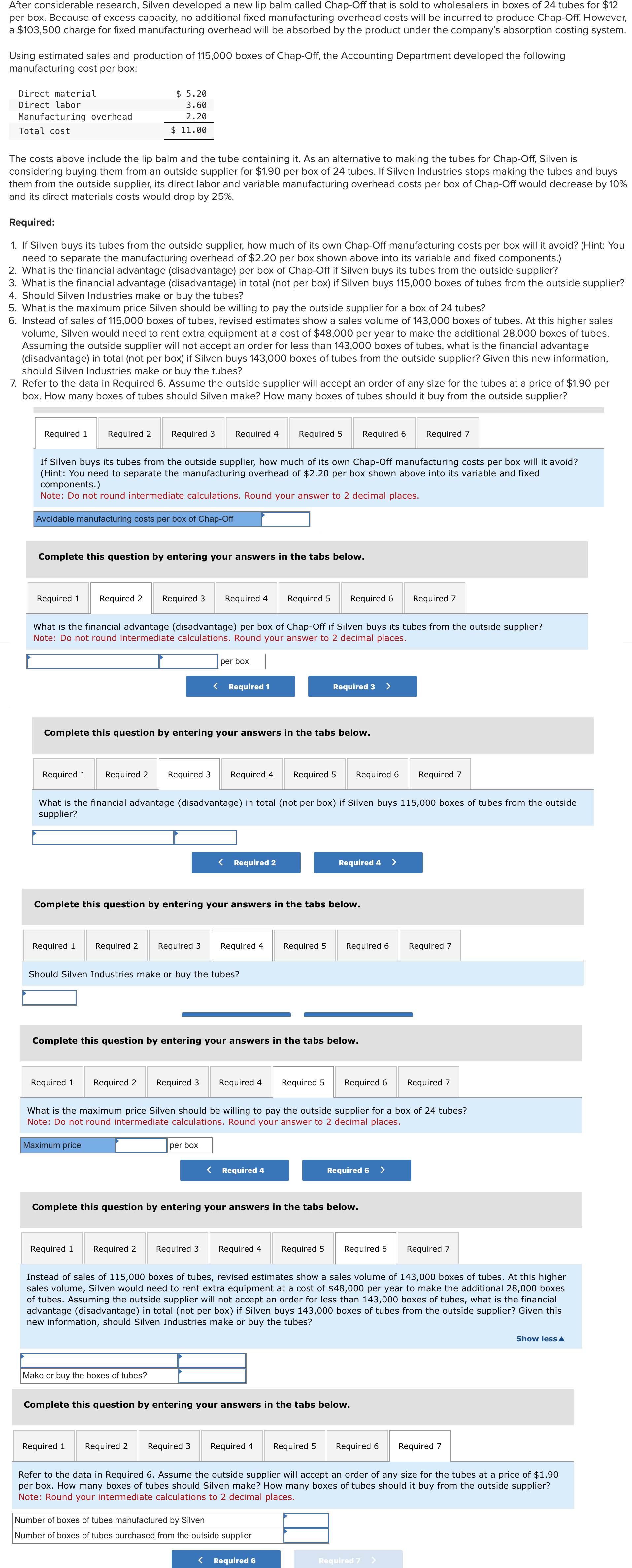Managerial Accounting