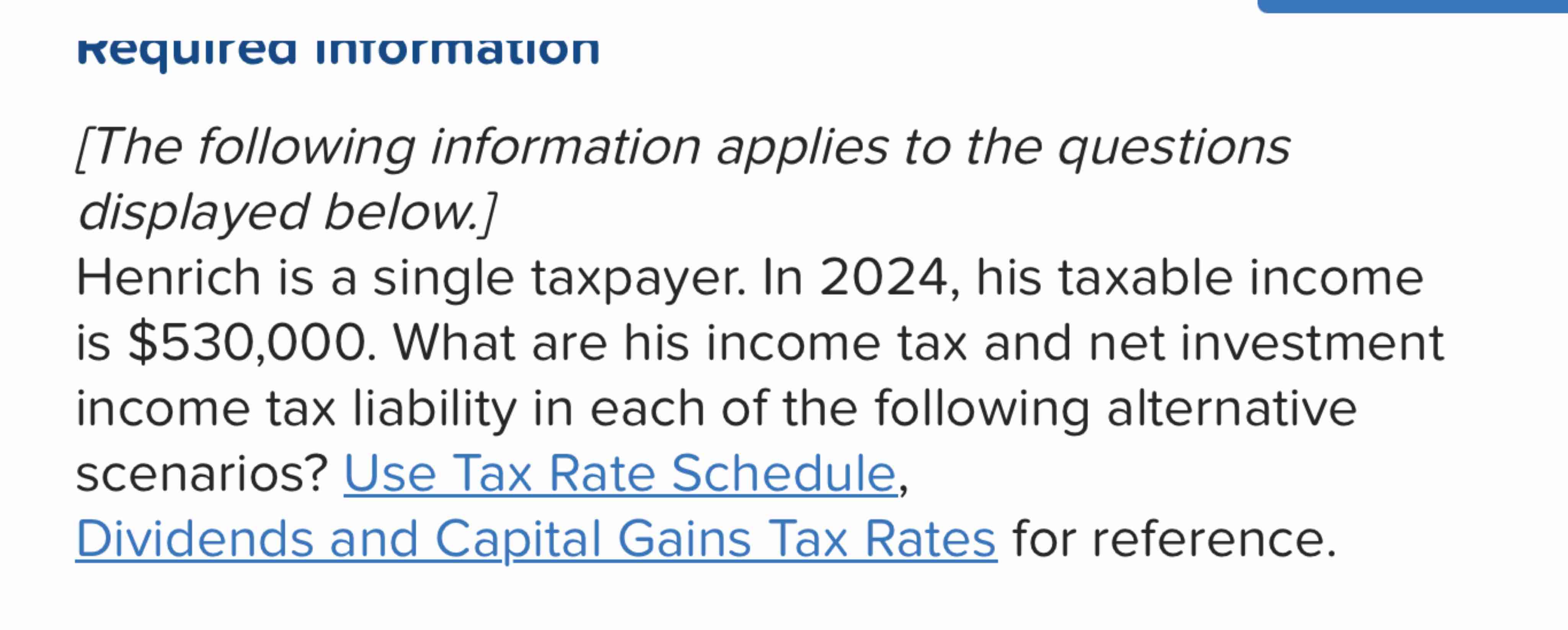 requirea iniormation [ T h e following