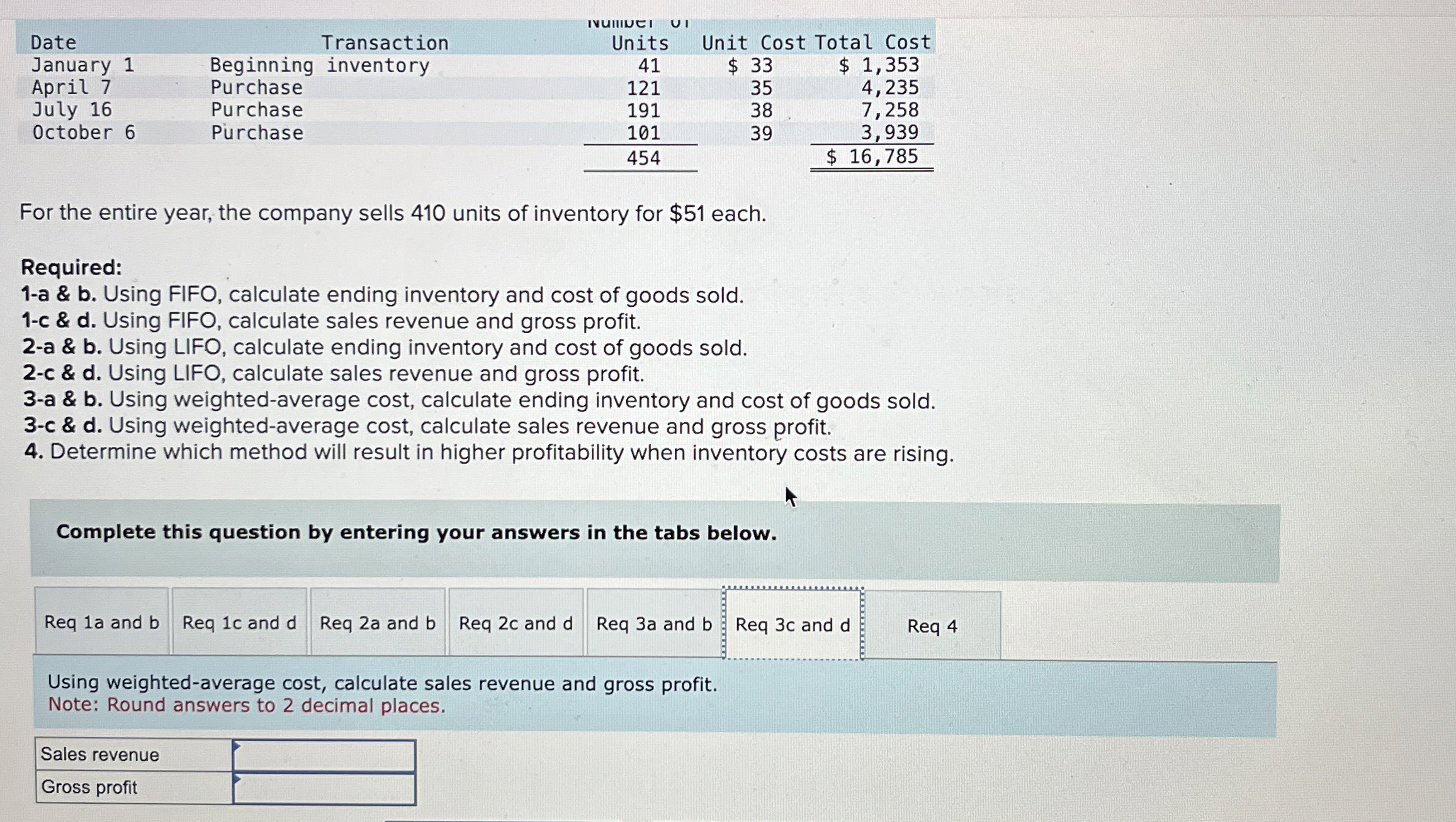 \ table [ [ Date , Transaction,Units,Unit