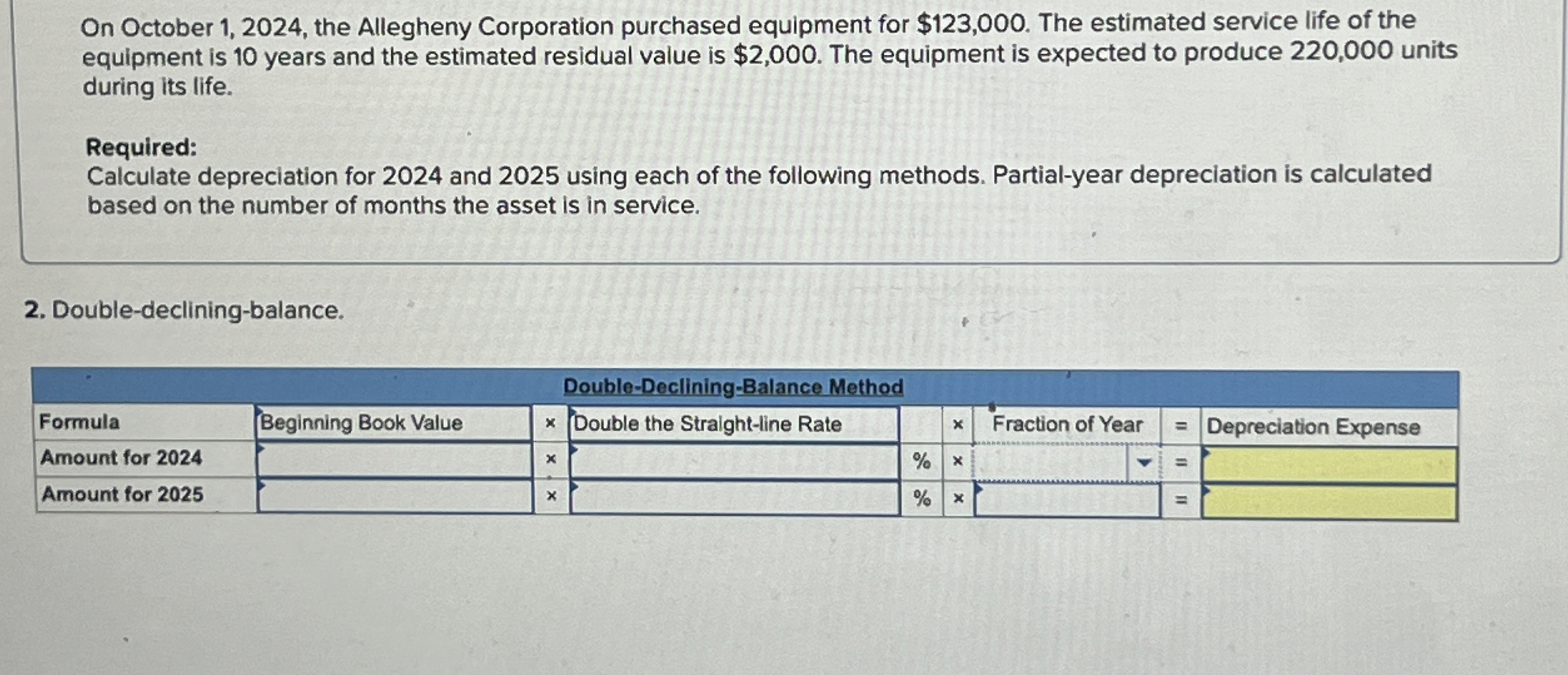 On October 1 , 2 0 2 4 , the Allegheny