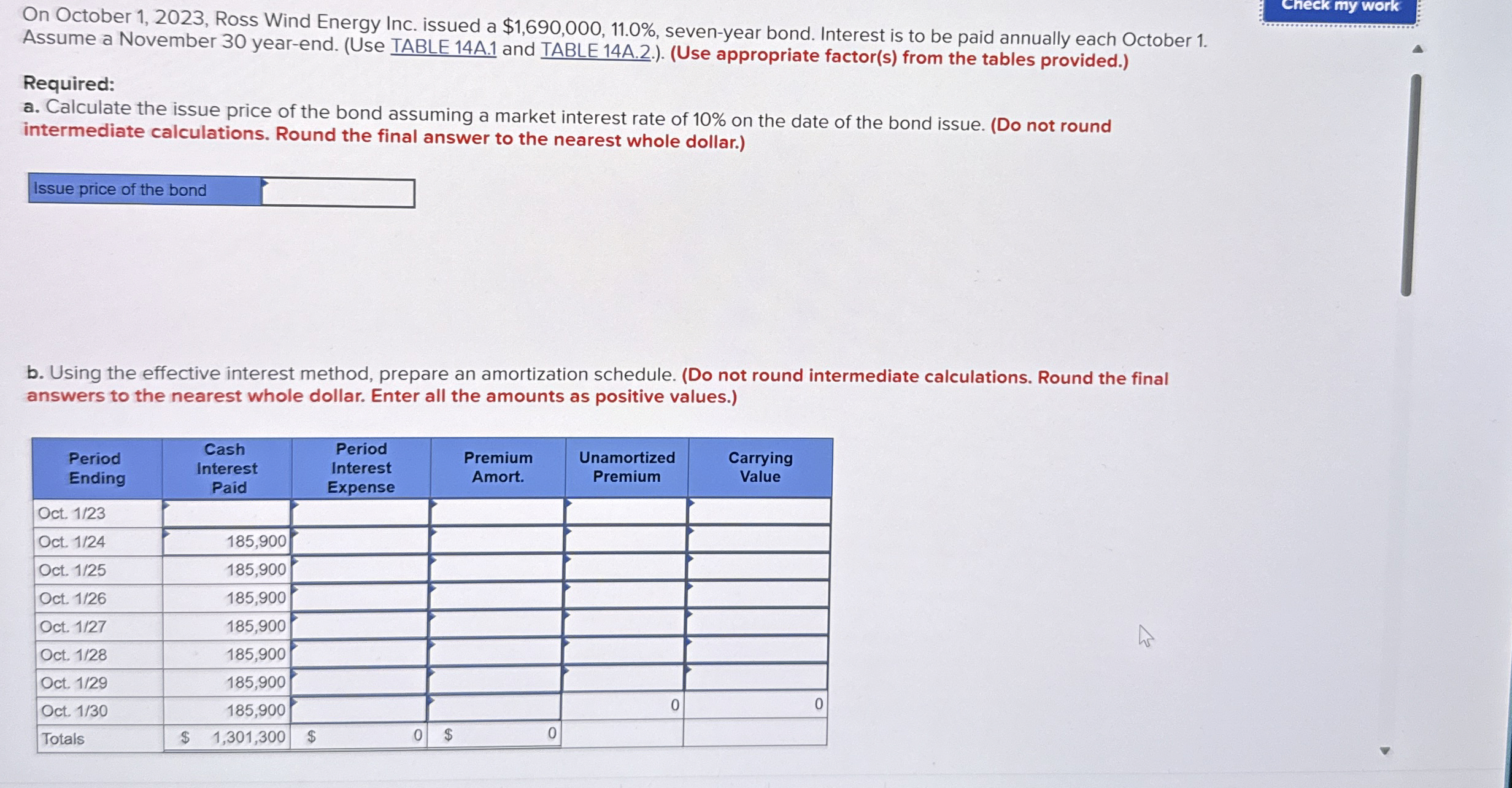 On October 1 , 2 0 2 3 , Ross Wind Energy Inc.