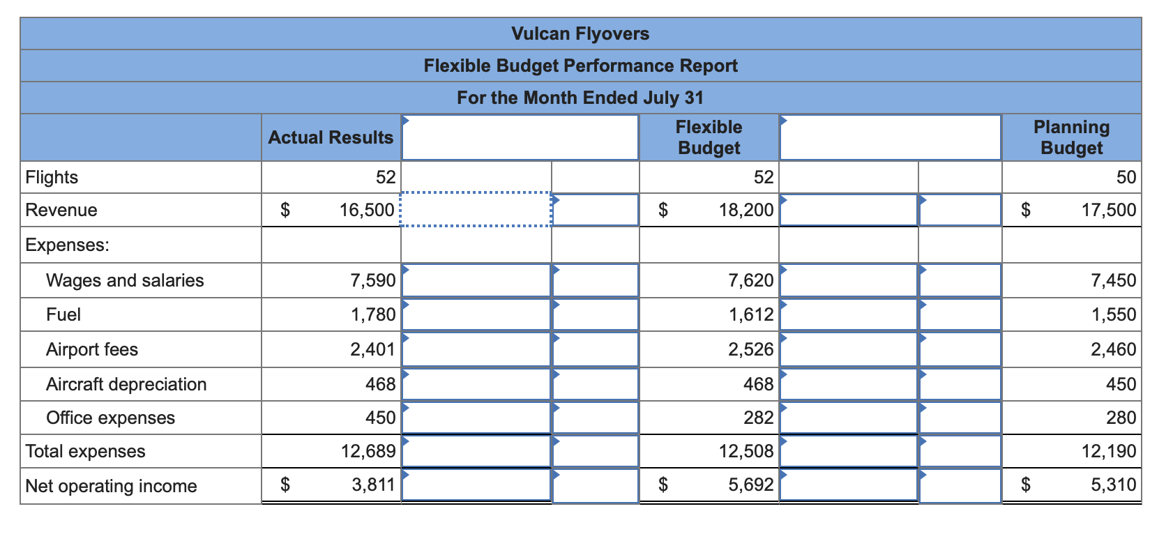 Vulcan Flyovers offers scenic overflights of
