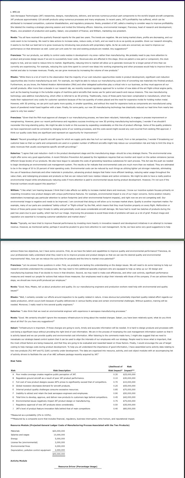 1 . MTC . 0 3 Jack Aerospace Technologies ( JAT )