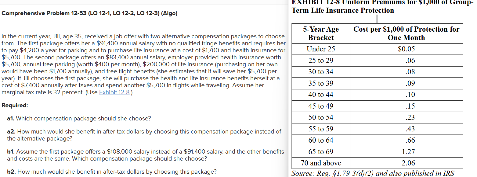 Comprehensive Problem 1 2 - 5 3 ( LO 1 2 - 1 , LO