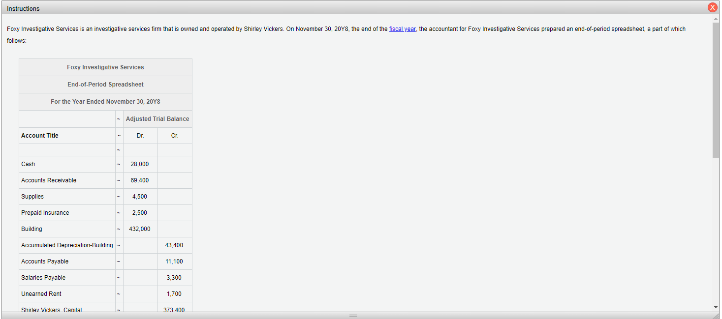 follows: Instructions Required: A . Prepare a n
