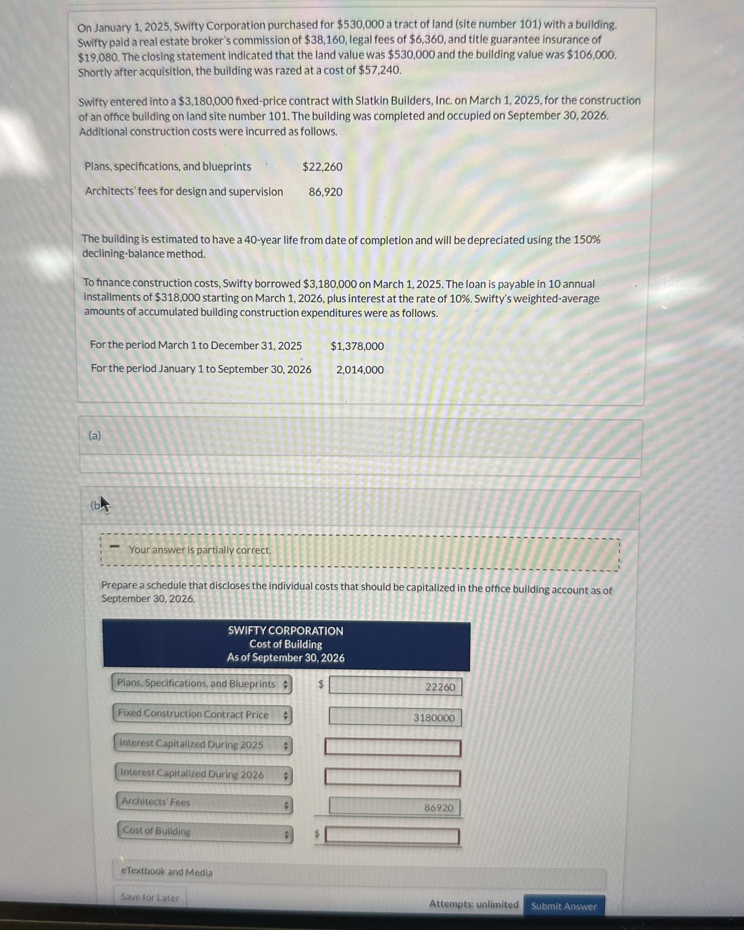 On January 1 , 2 0 2 5 , swifty Corporation