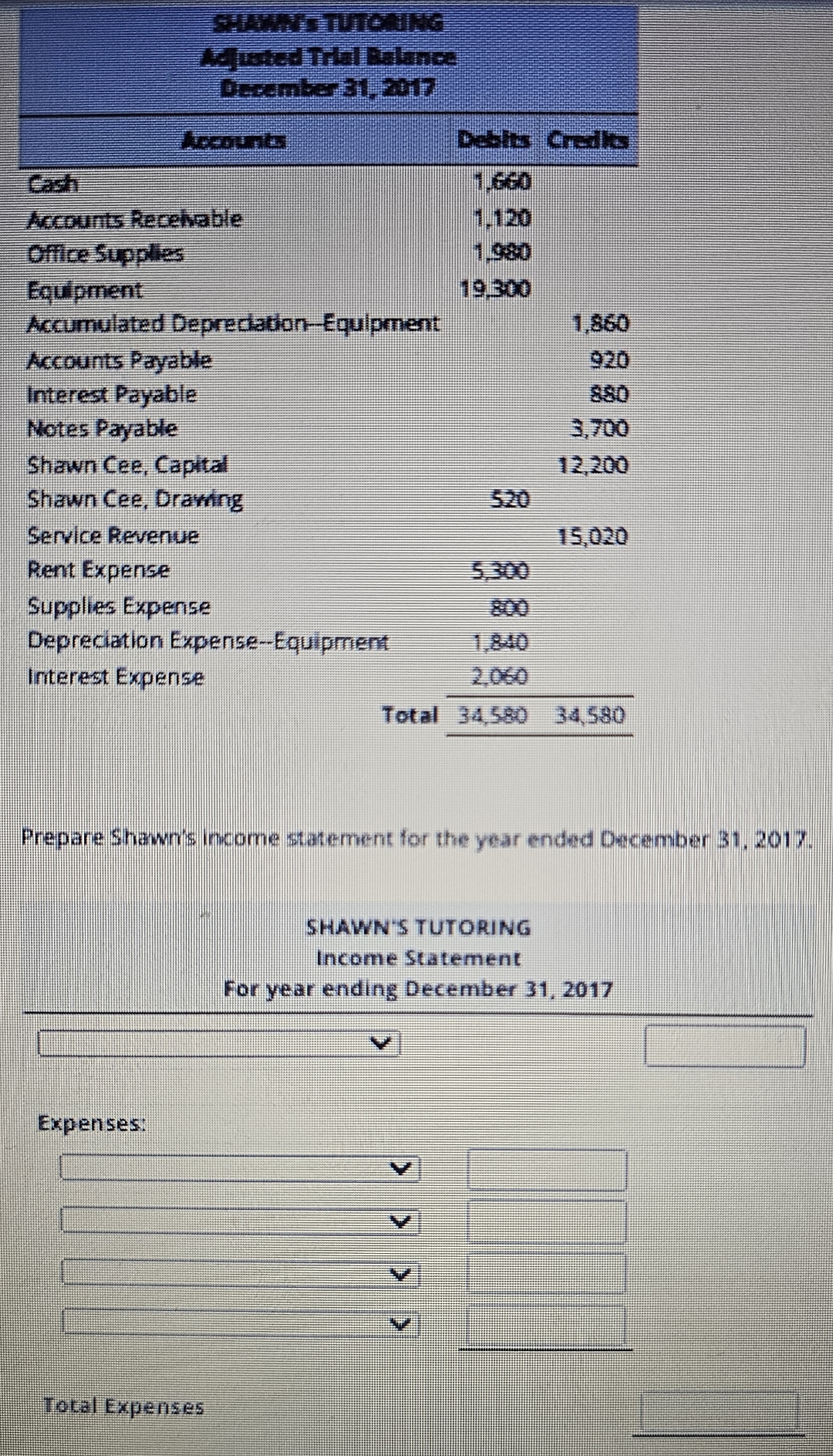 \ table [ [ December 3 1 , 2 0 1 7 ] , [