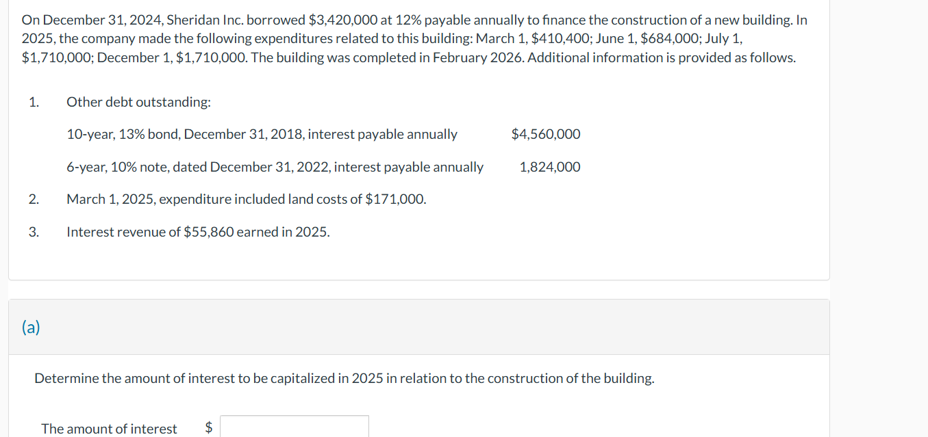 On December 3 1 , 2 0 2 4 , Sheridan Inc.
