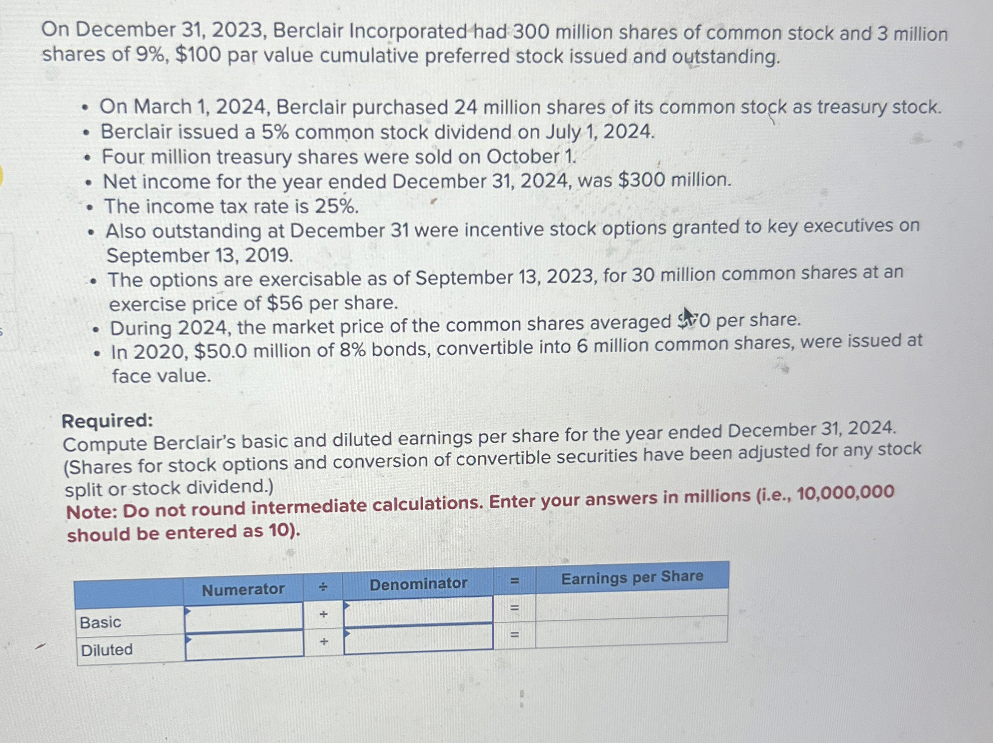 On December 3 1 , 2 0 2 3 , Berclair Incorporated