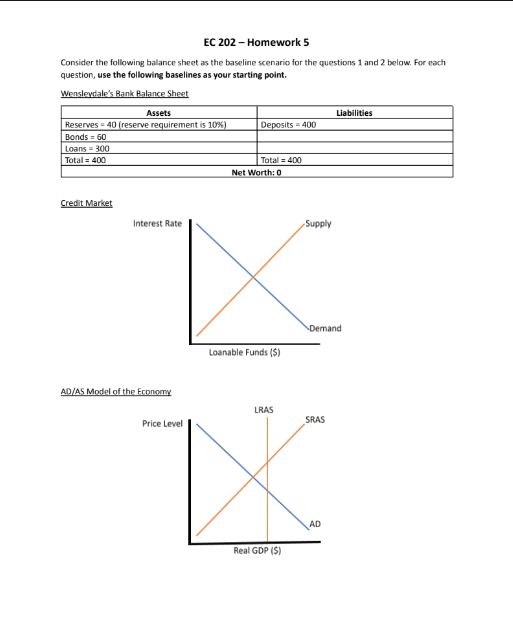 EC 2 0 2 - Homework 5 Consider the following