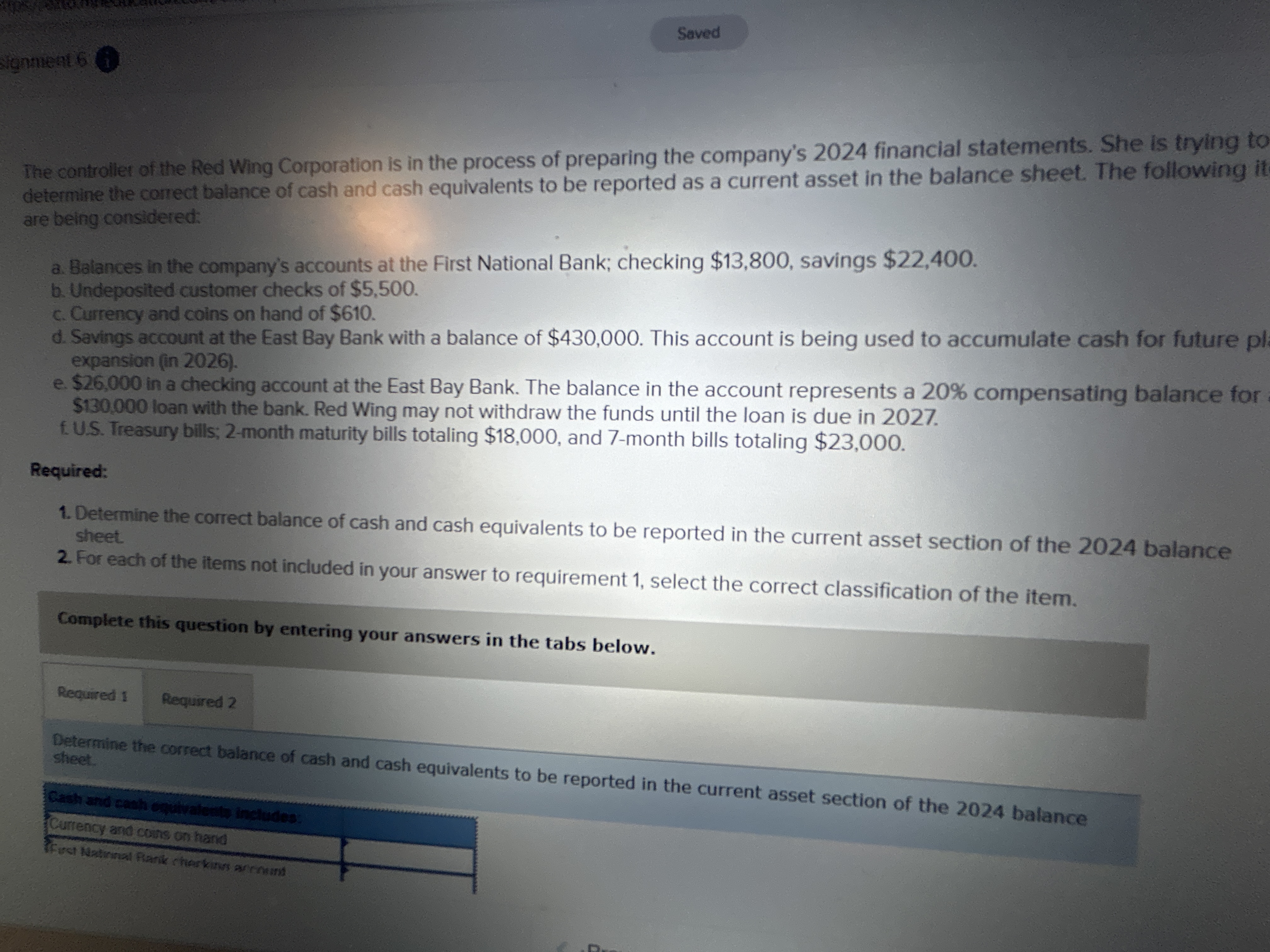 The controllet of the Red Wing Corporation is in