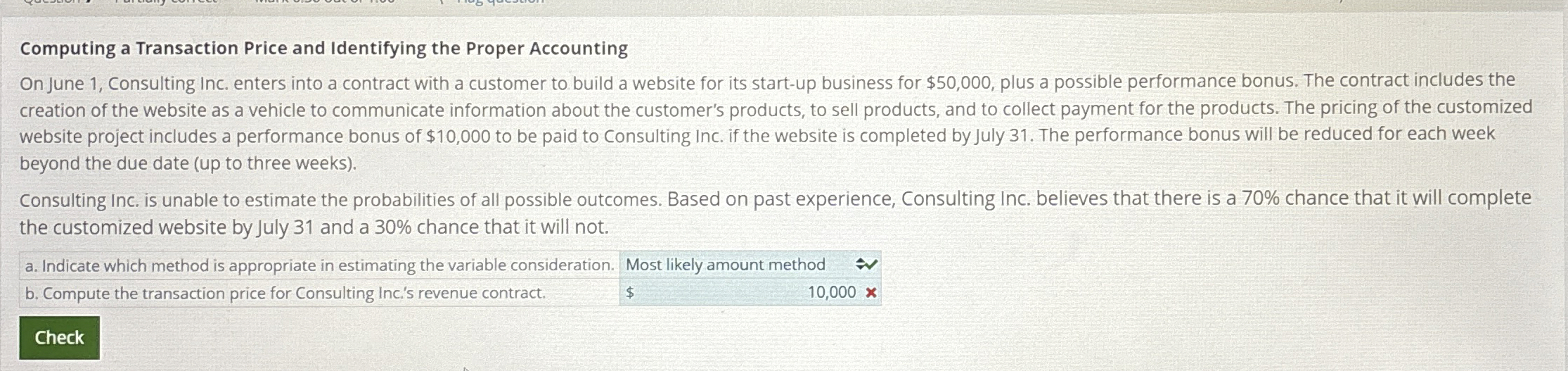 Computing a Transaction Price and Identifying the