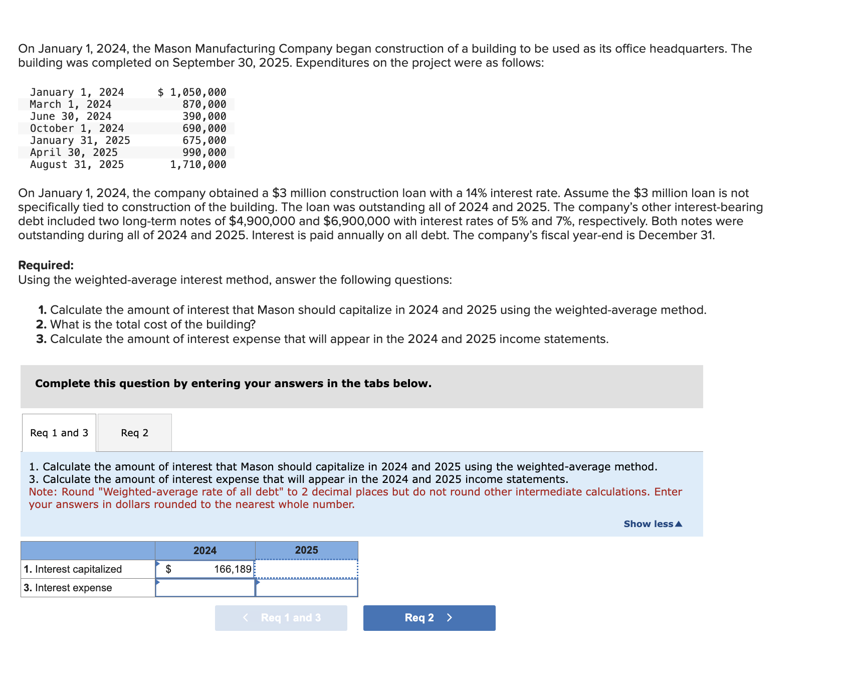 On January 1 , 2 0 2 4 , the Mason Manufacturing